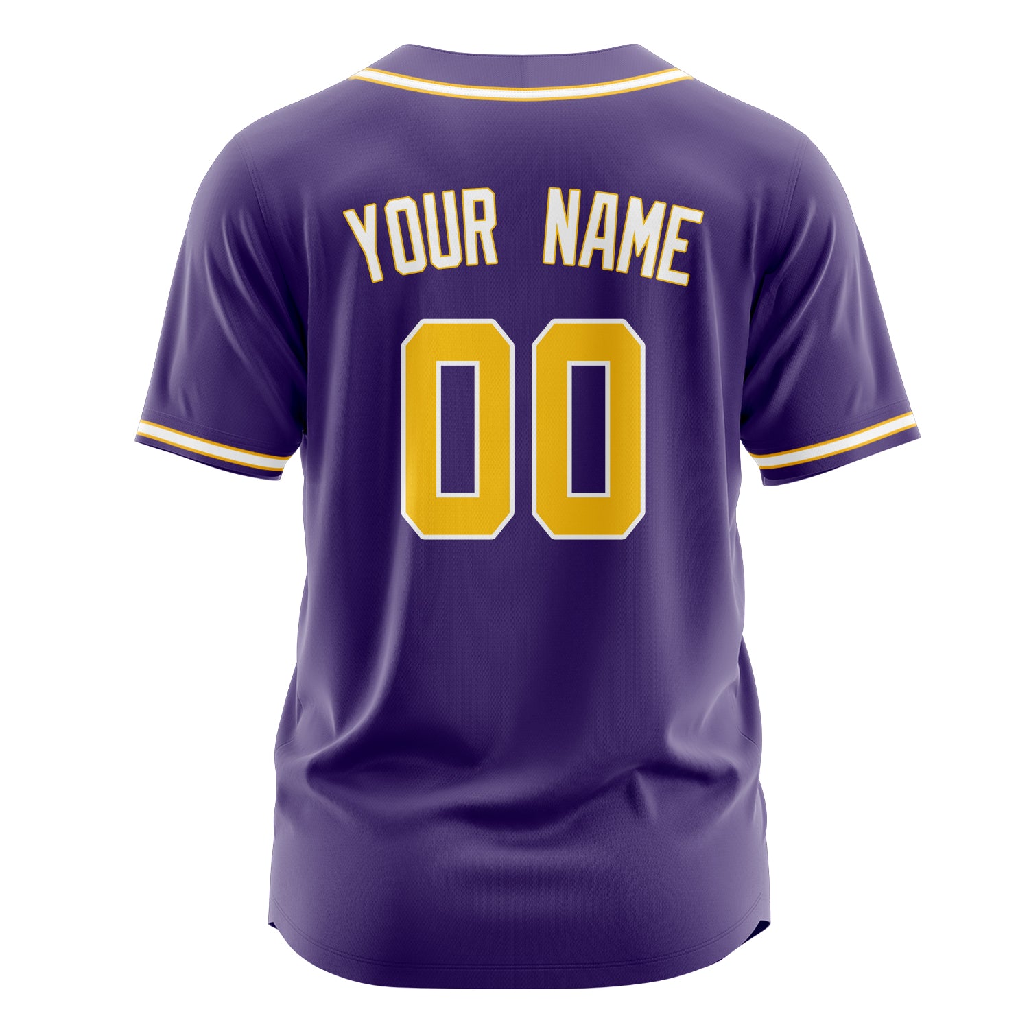 Custom Professional Purple White Baseball Jersey