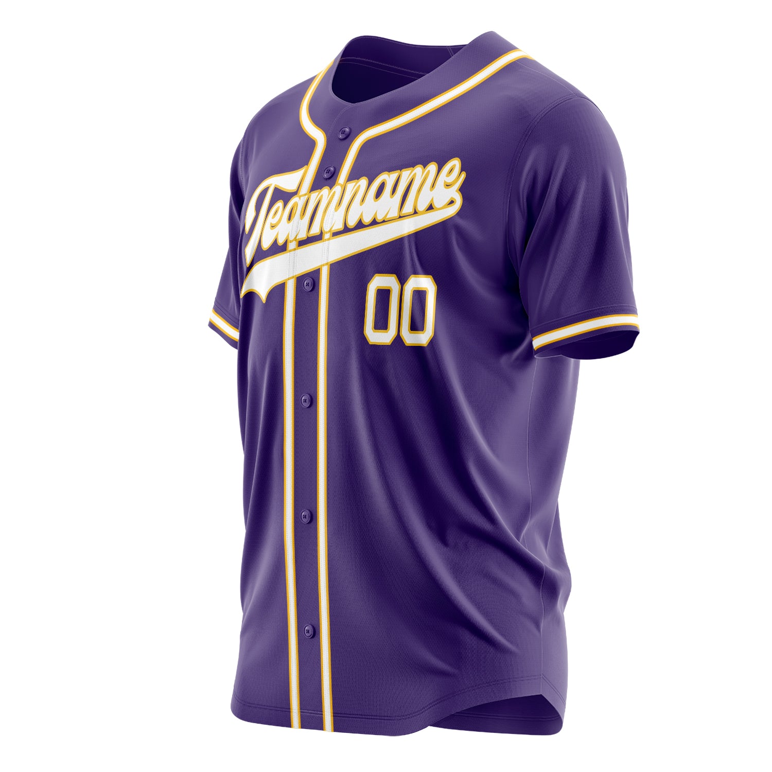 Custom Professional Purple White Baseball Jersey