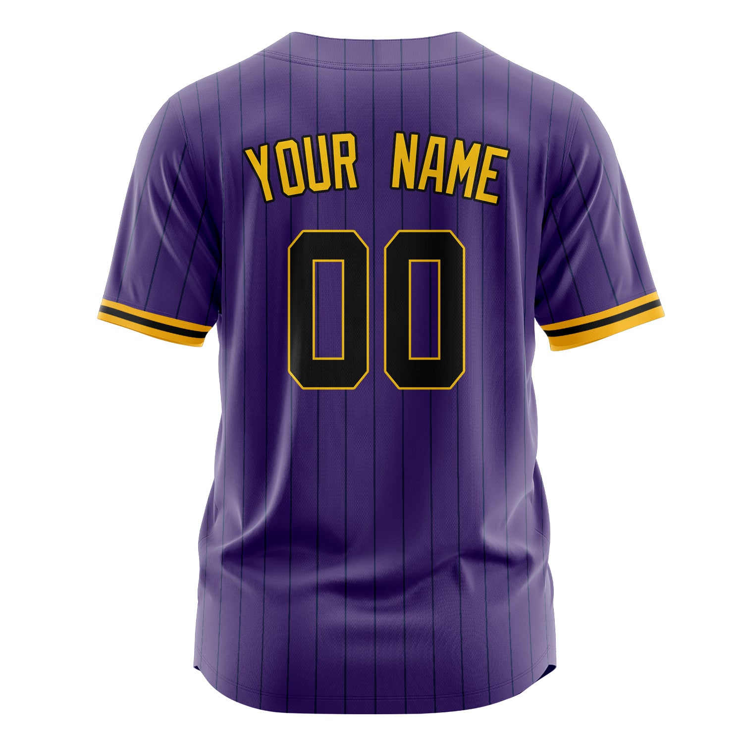 Benutzerdefiniertes Professionelles Lila Schwarz Baseballtrikot