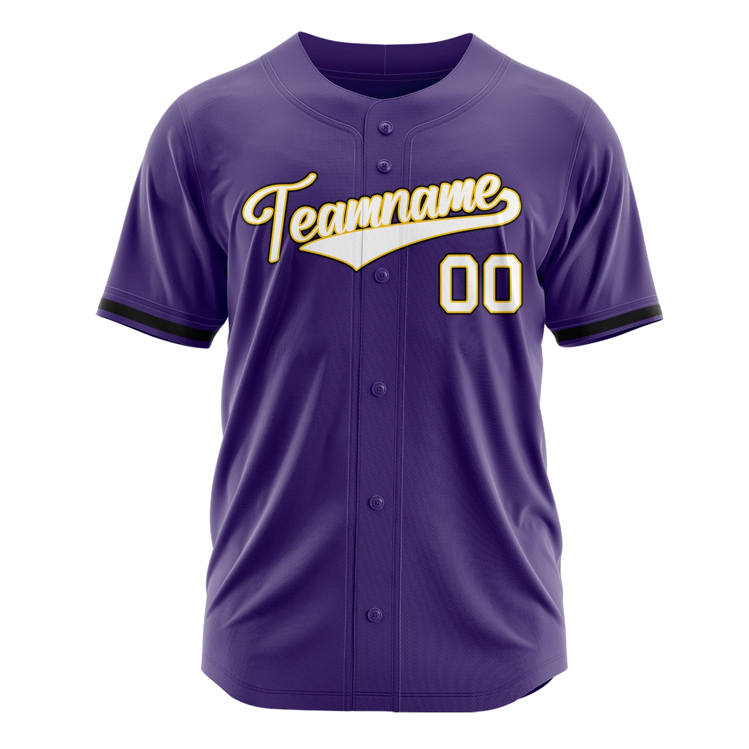Custom Professional Purple White Baseball Jersey