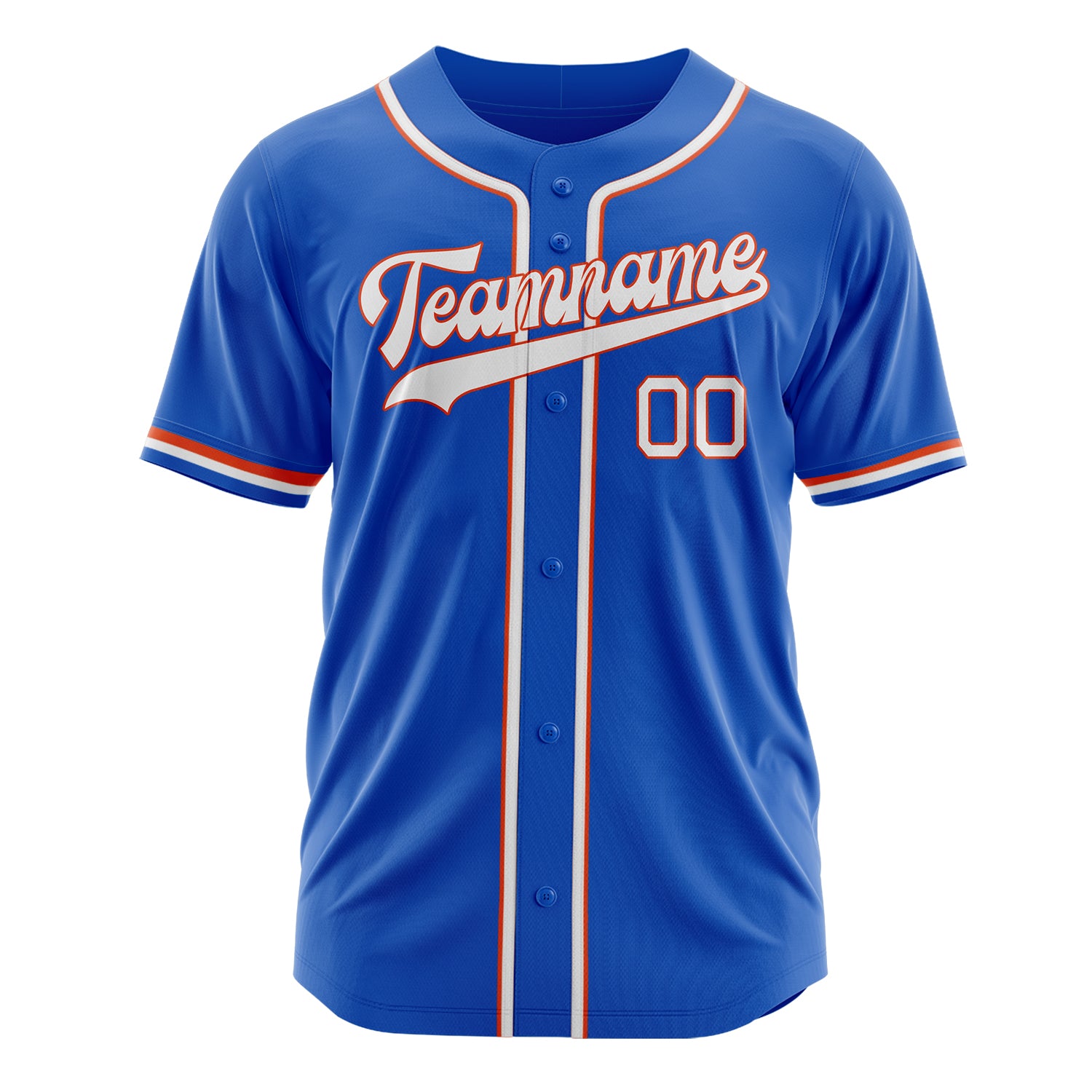 Custom Professional Thunder Blue White Baseball Jersey