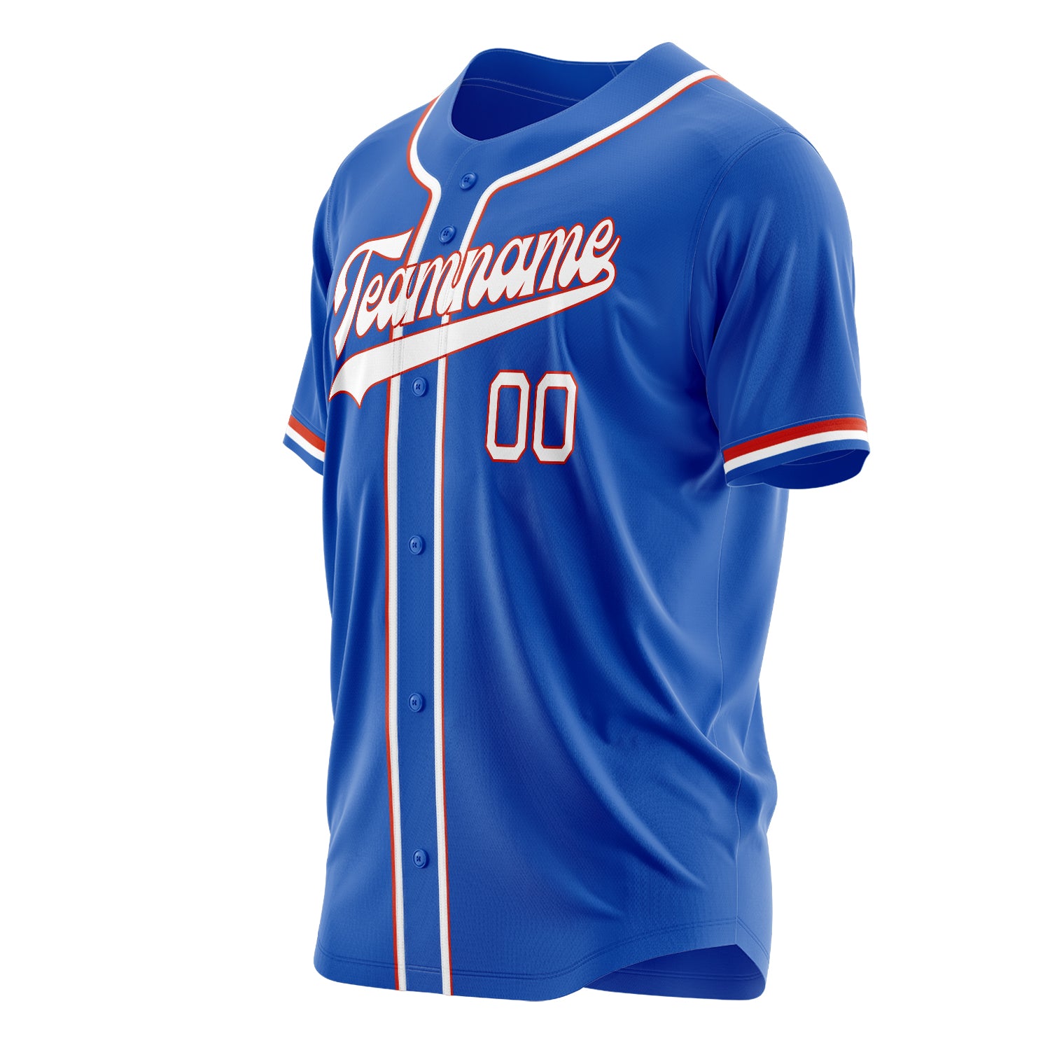 Custom Professional Thunder Blue White Baseball Jersey