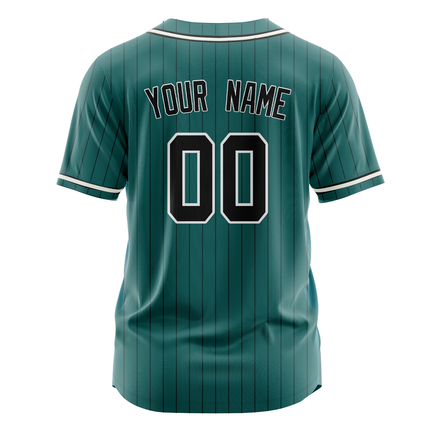 Custom Professional Teal Black Baseball Jersey