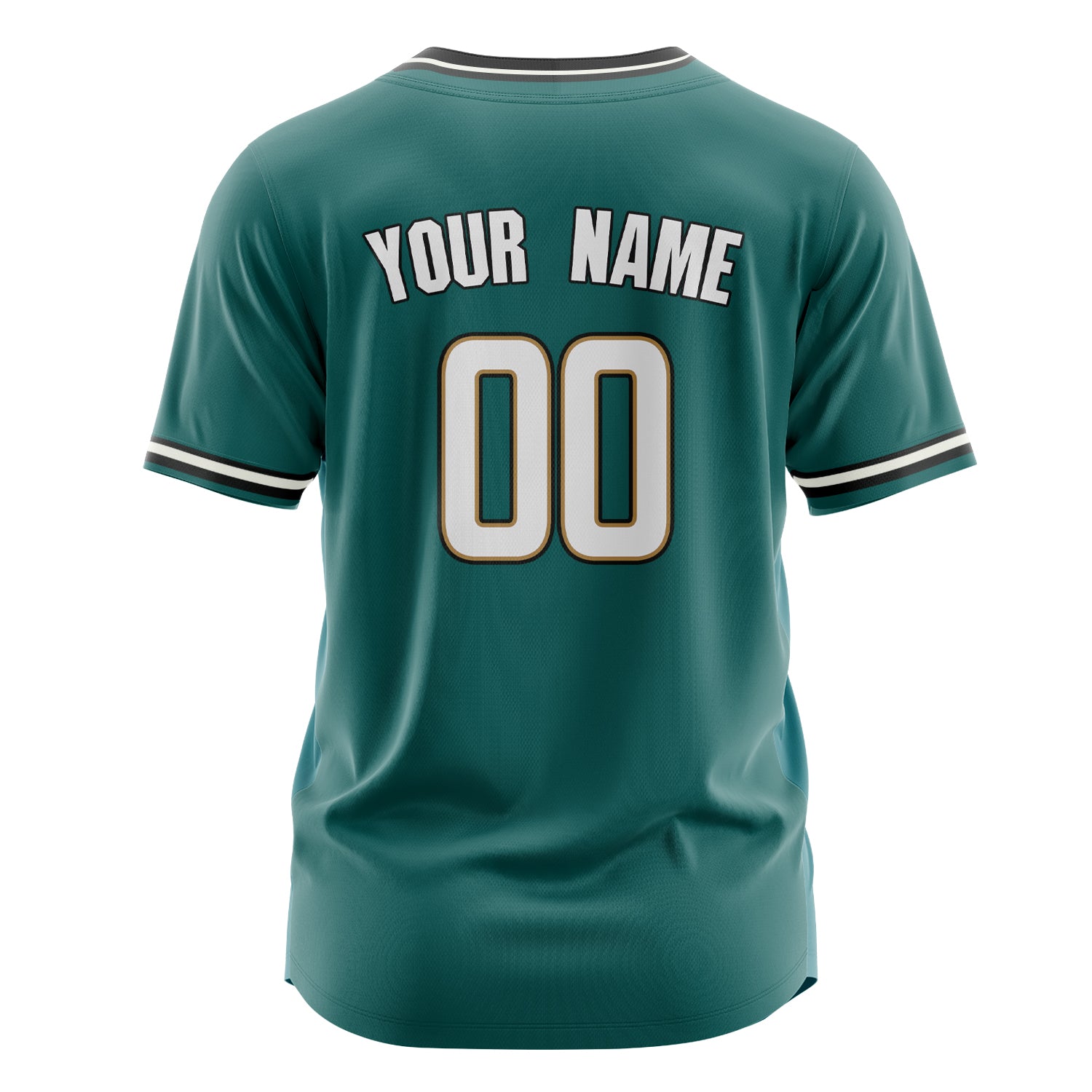 Custom Professional Teal White Baseball Jersey