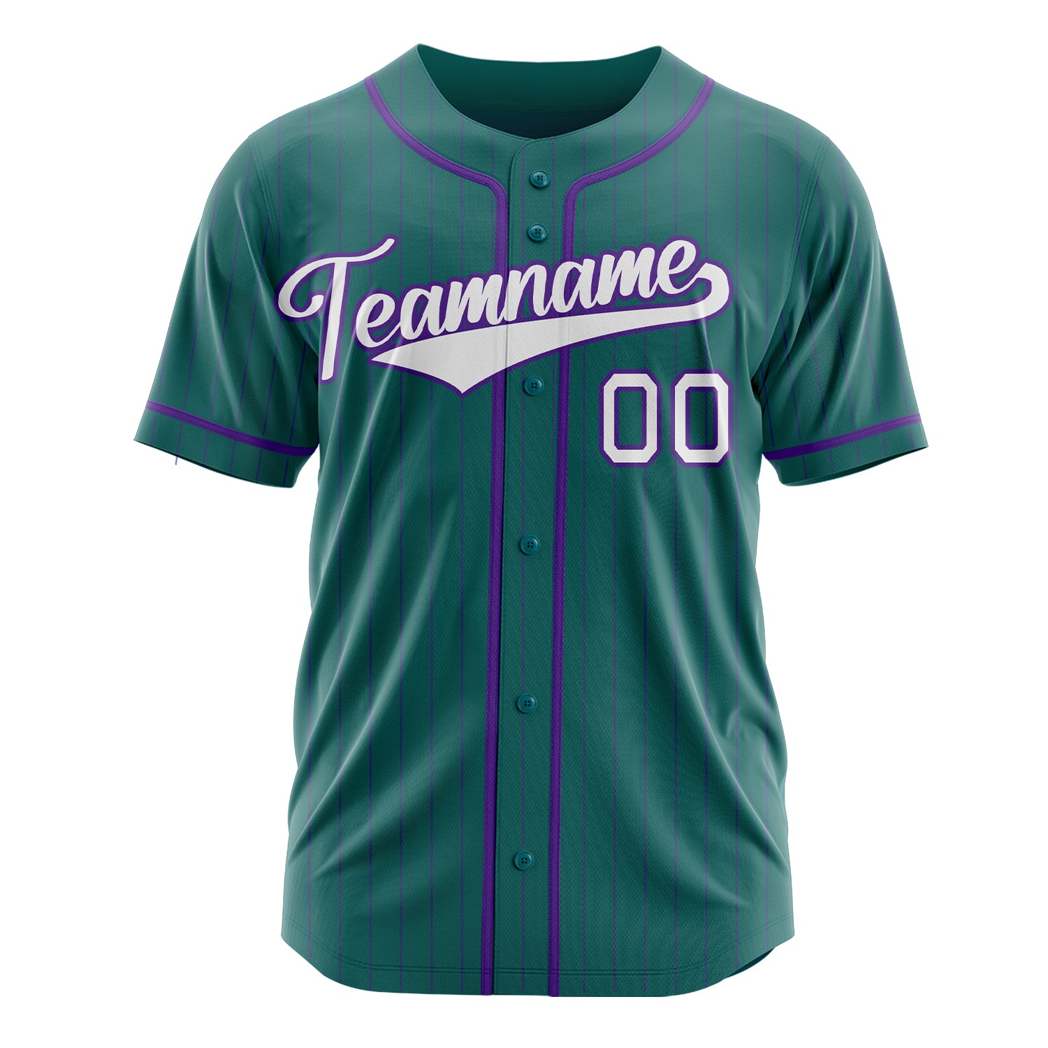 Custom Professional Teal White Baseball Jersey