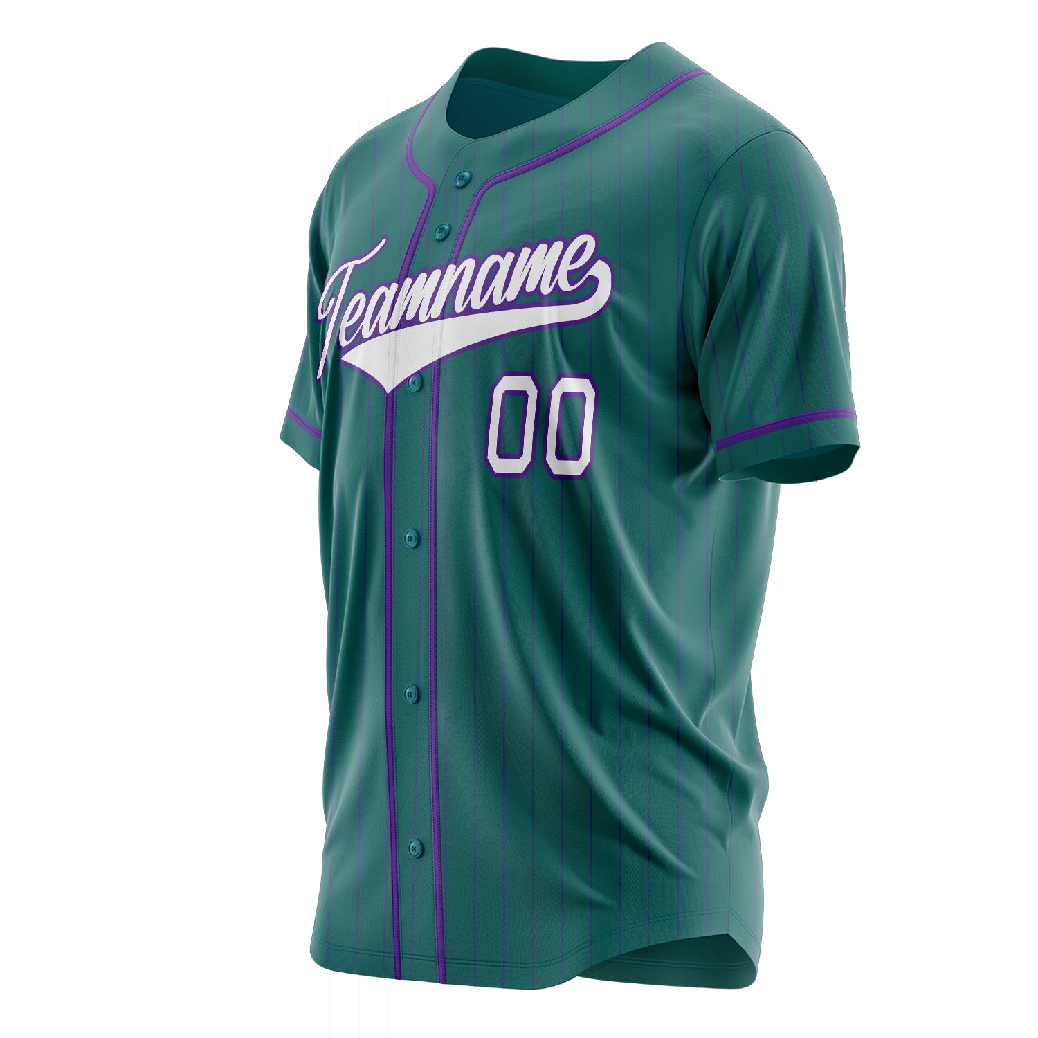 Custom Professional Teal White Baseball Jersey