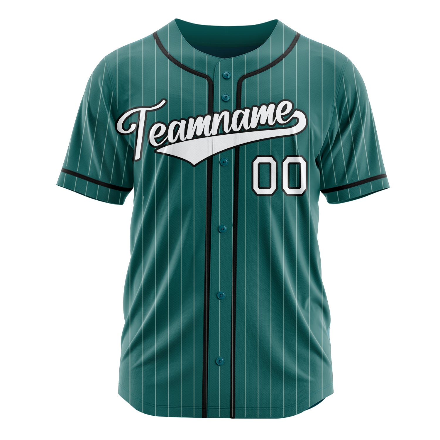 Custom Professional Teal White Baseball Jersey