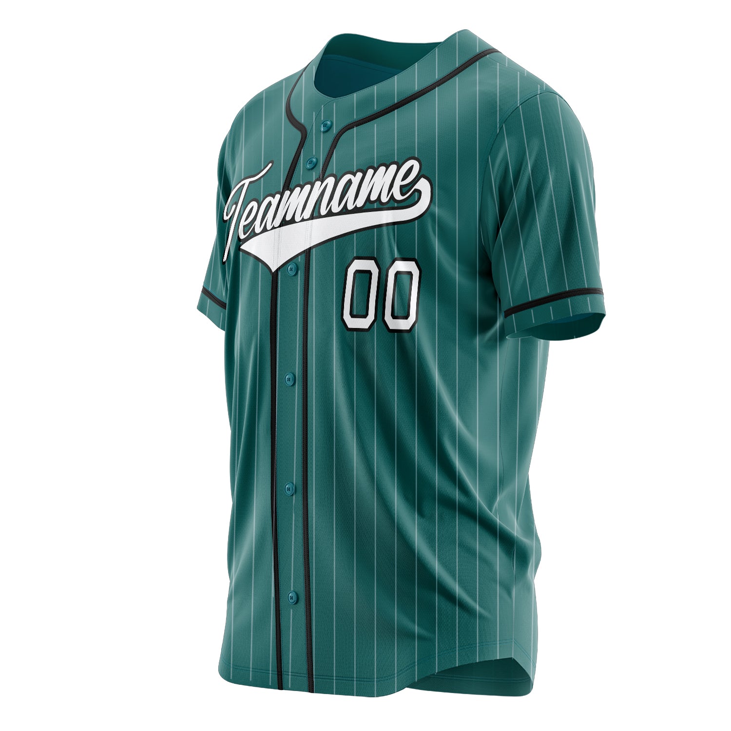 Custom Professional Teal White Baseball Jersey