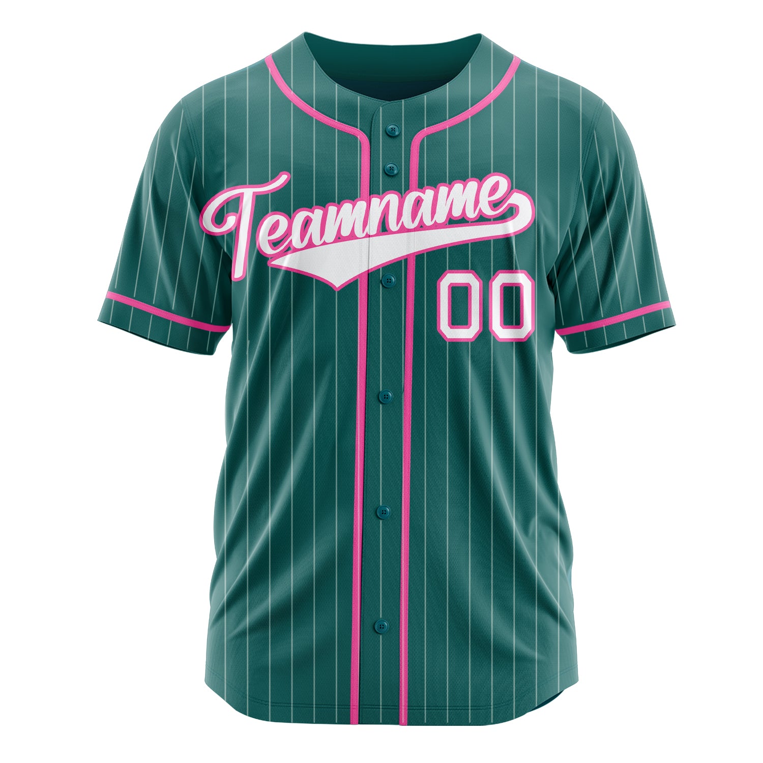 Custom Professional Teal White Baseball Jersey