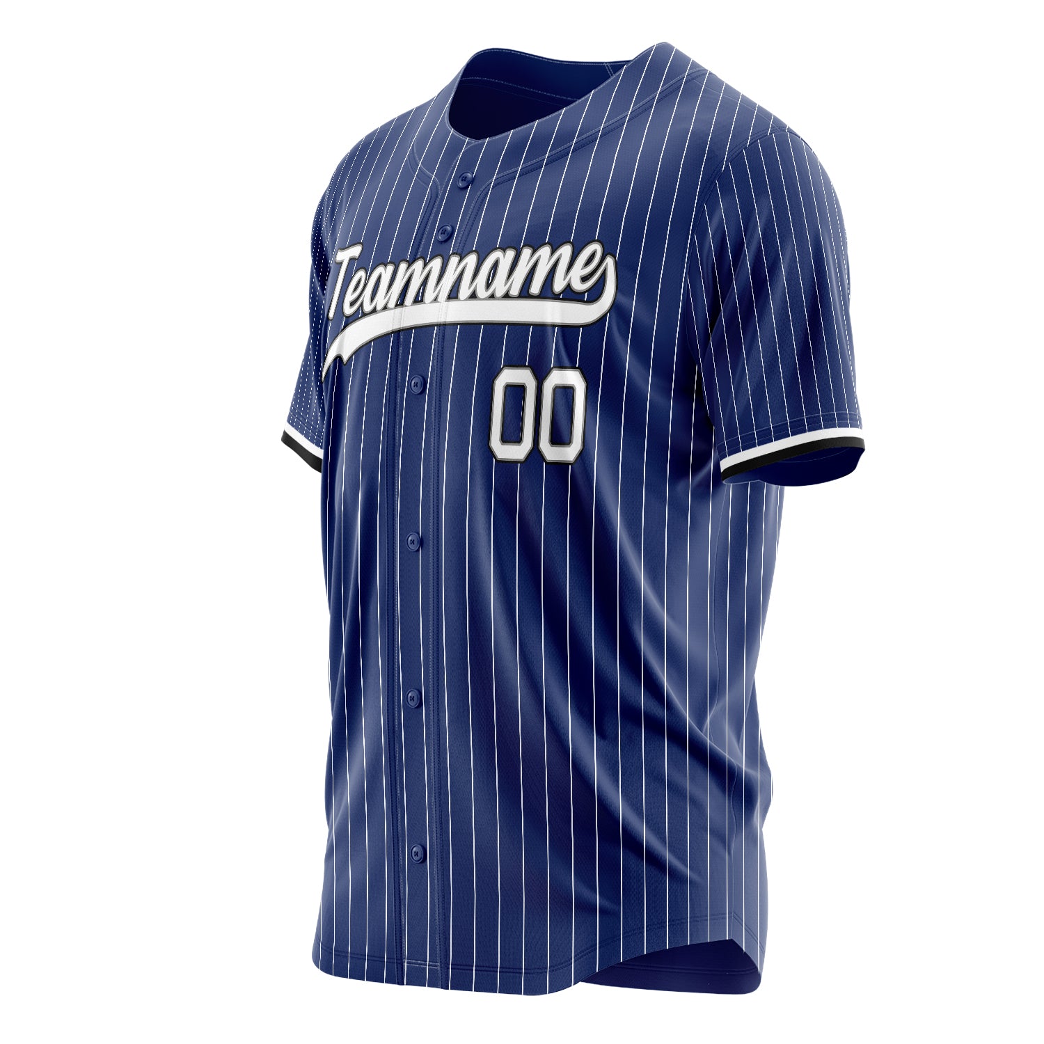 Custom Professional Royal Blue White Baseball Jersey