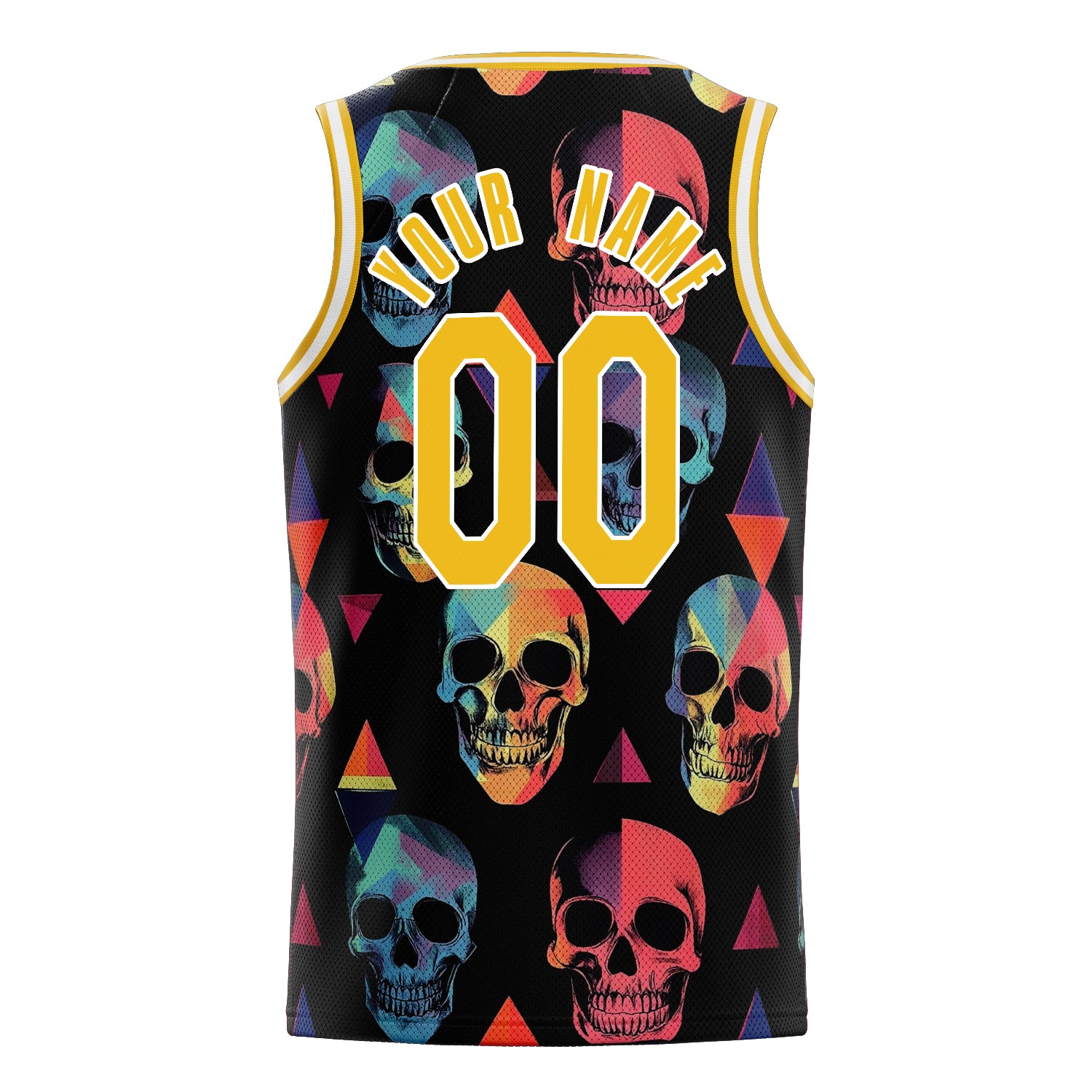Custom Professional Red Skull Basketball Jersey