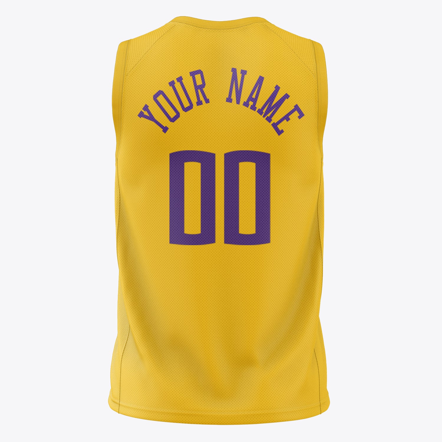 Custom Professional Gold Purple Basketball Jersey