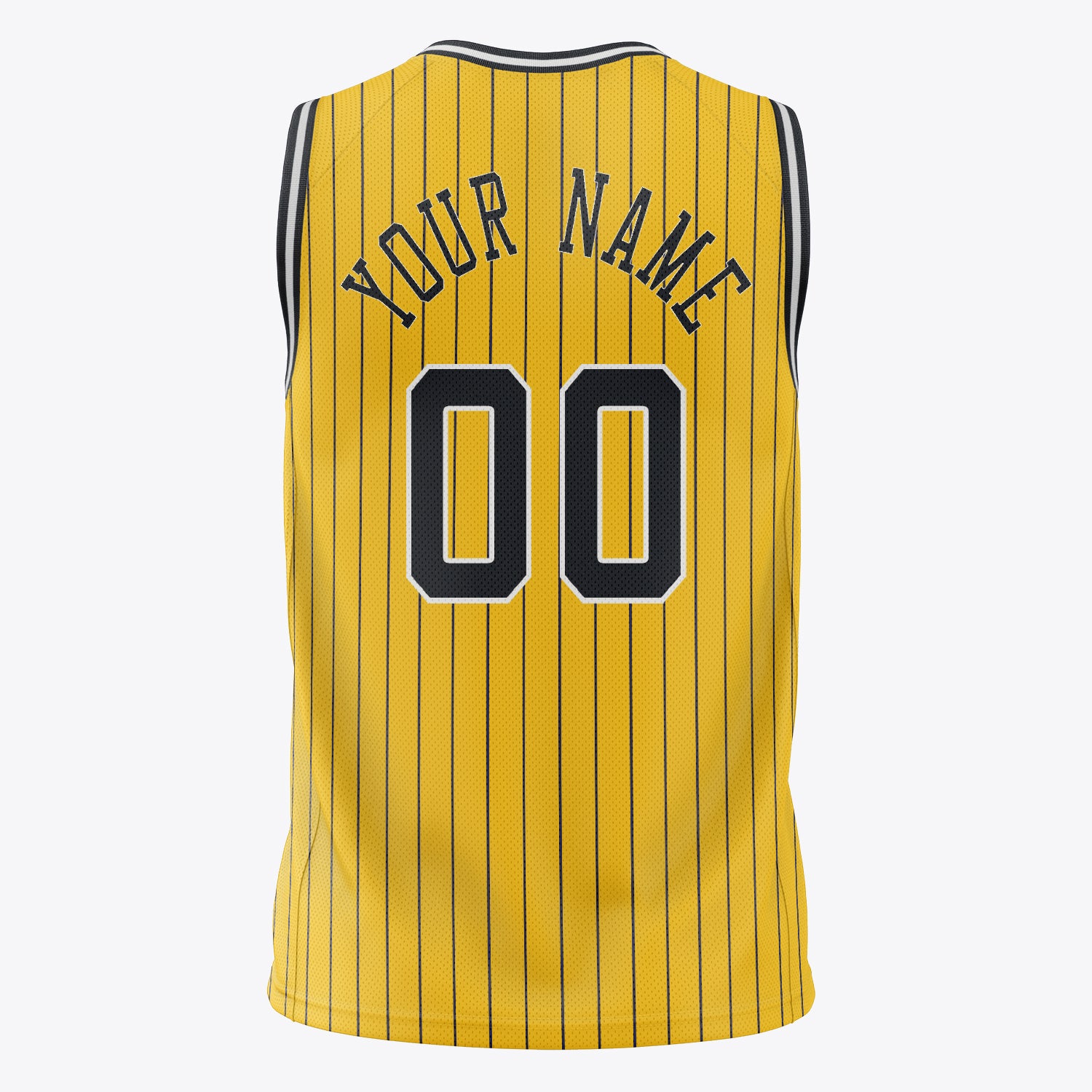 Custom Professional Gold Black Basketball Jersey