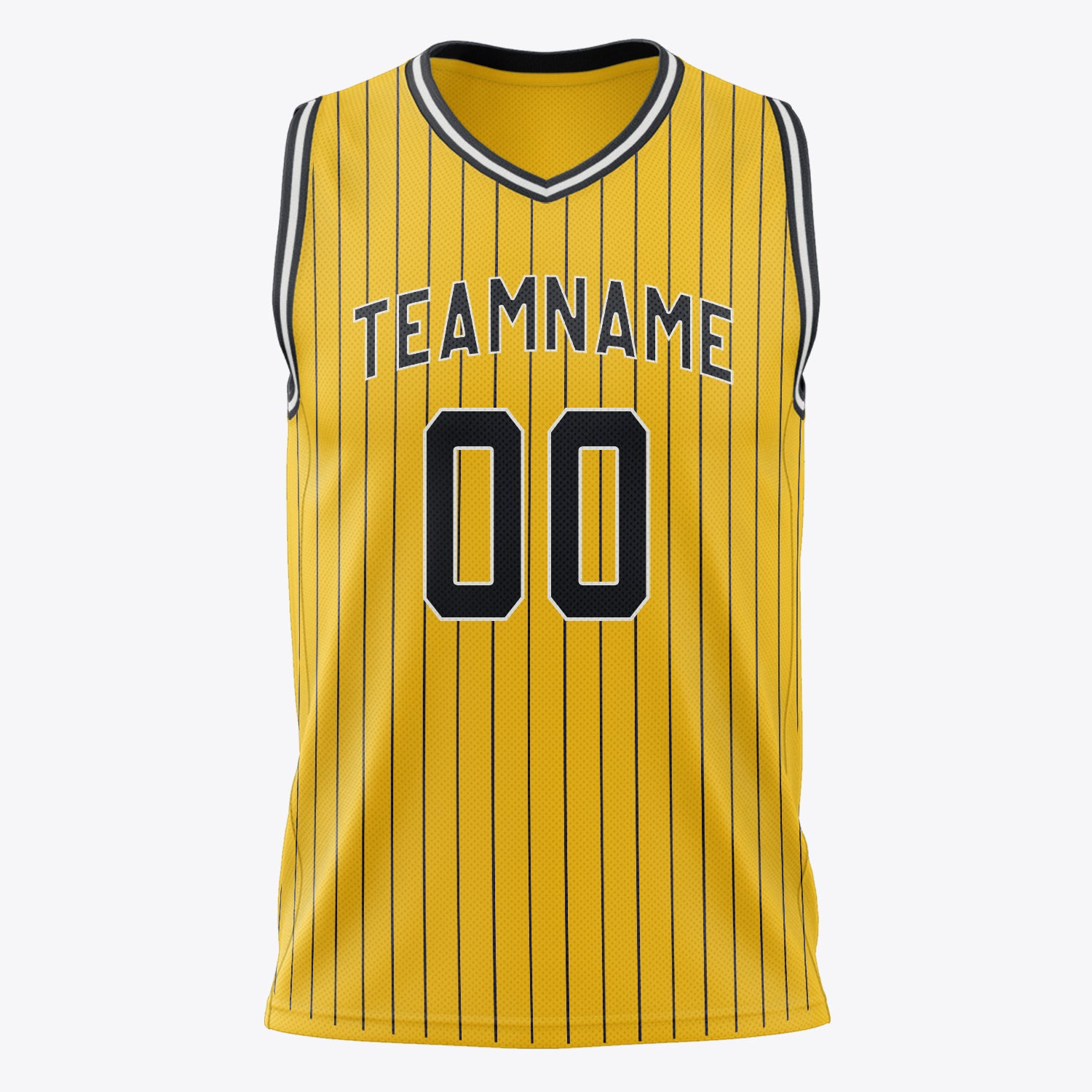 Custom Professional Gold Black Basketball Jersey