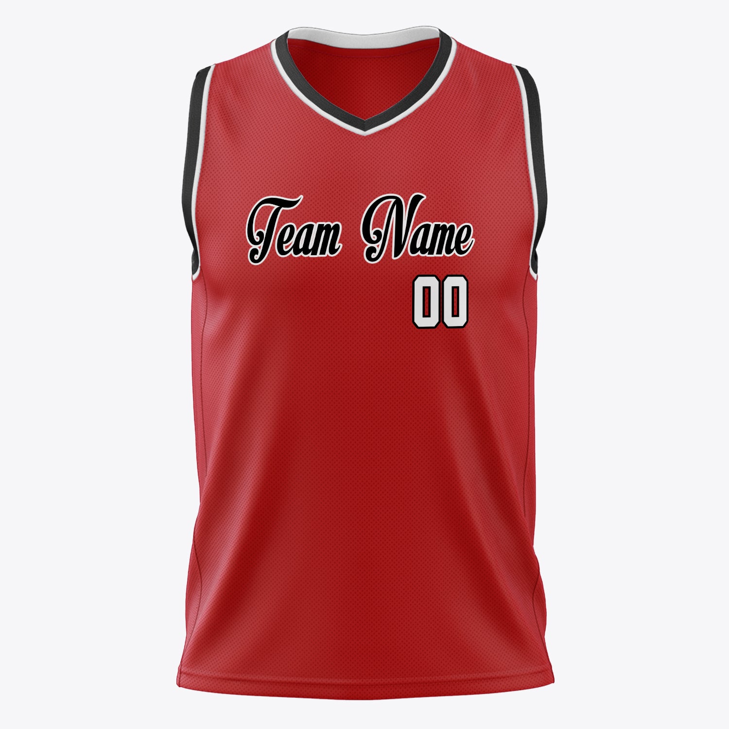 Benutzerdefiniertes Professionelles Rot Weiß Basketballtrikot