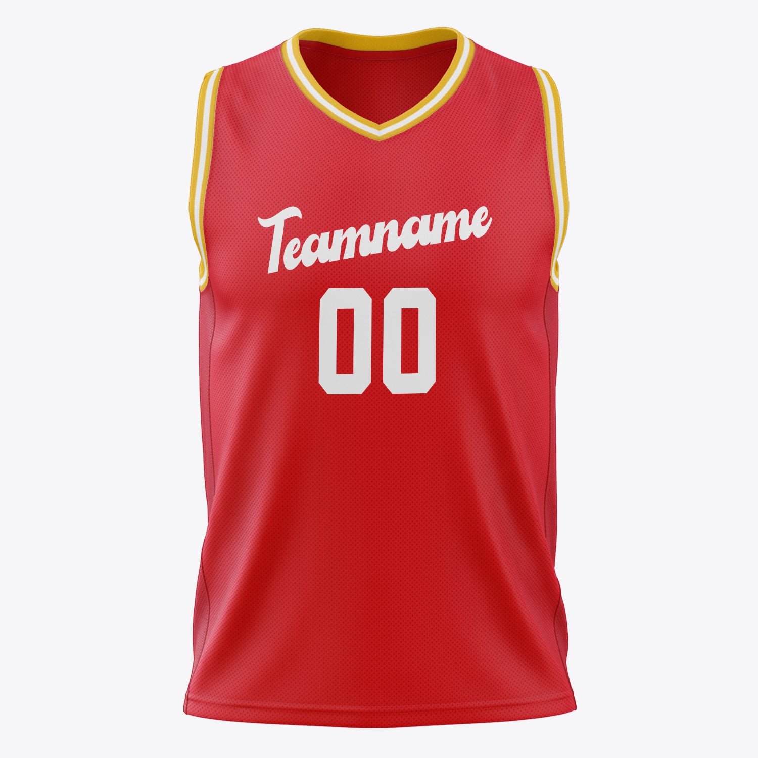 Custom Professional Red White Basketball Jersey