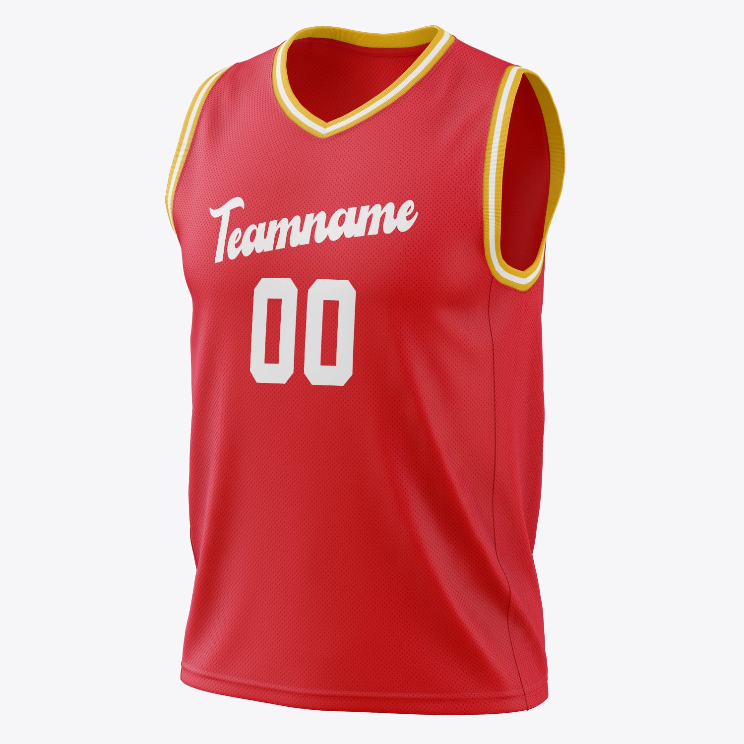Custom Professional Red White Basketball Jersey