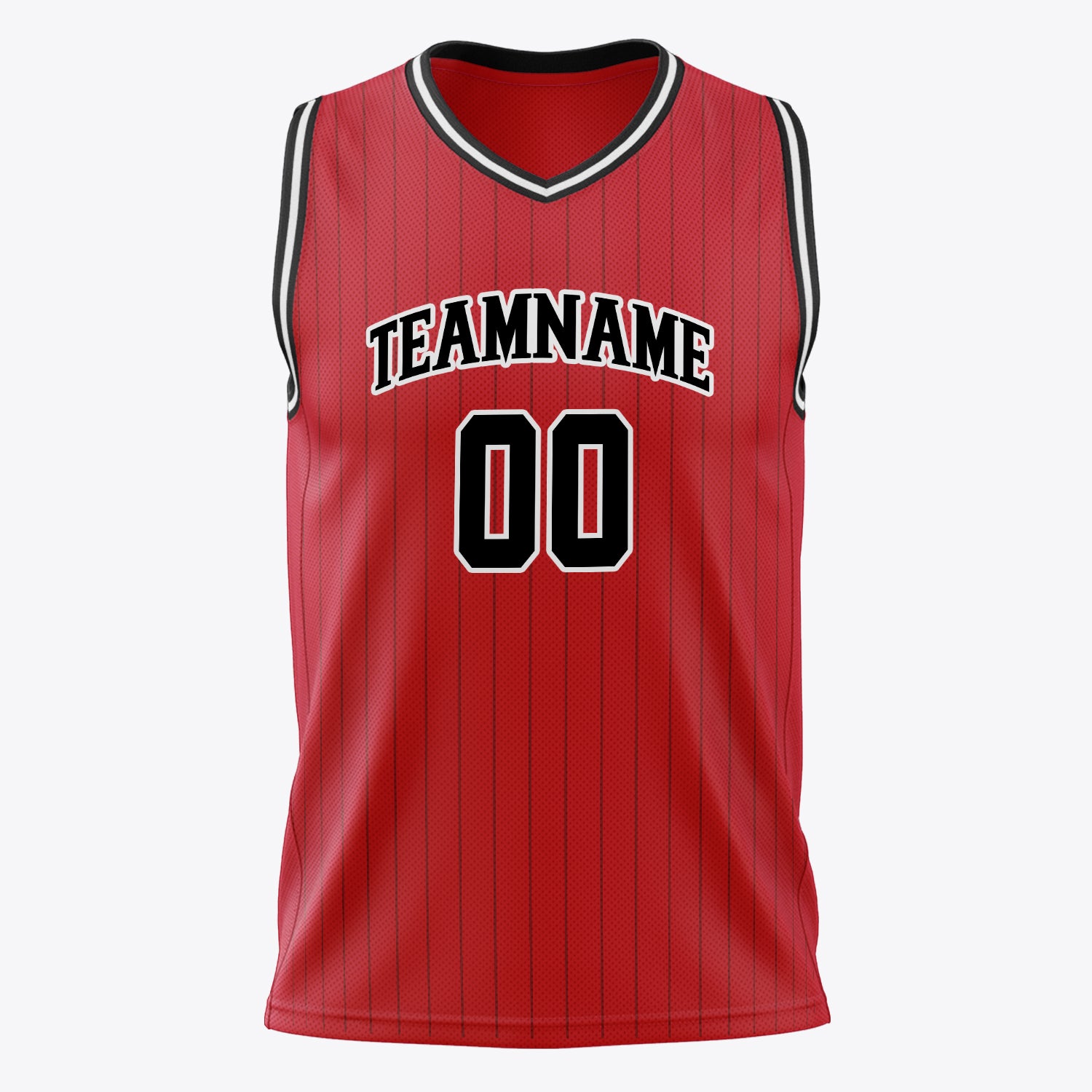 Custom Professional Red Black Basketball Jersey