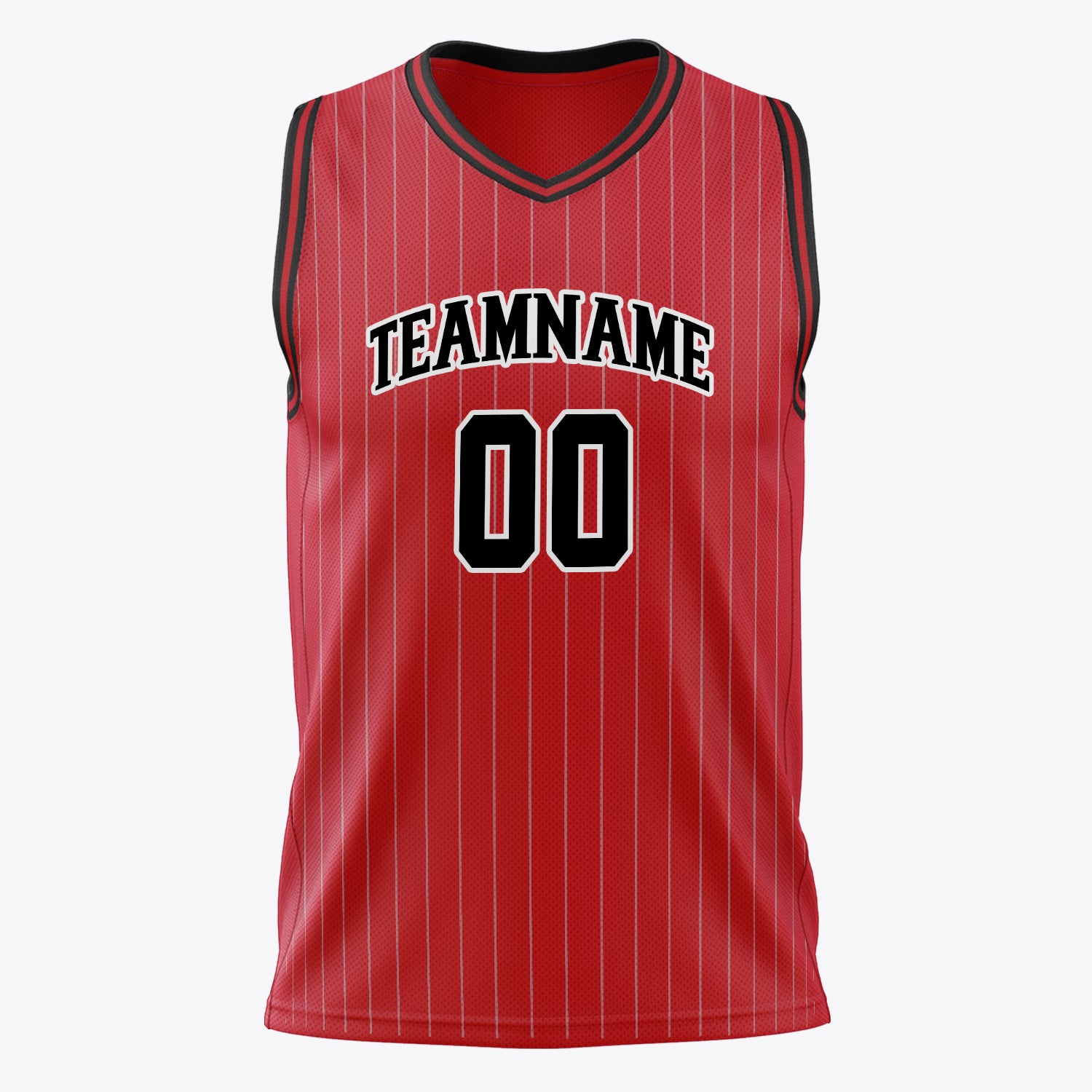 Custom Professional Red Black Basketball Jersey