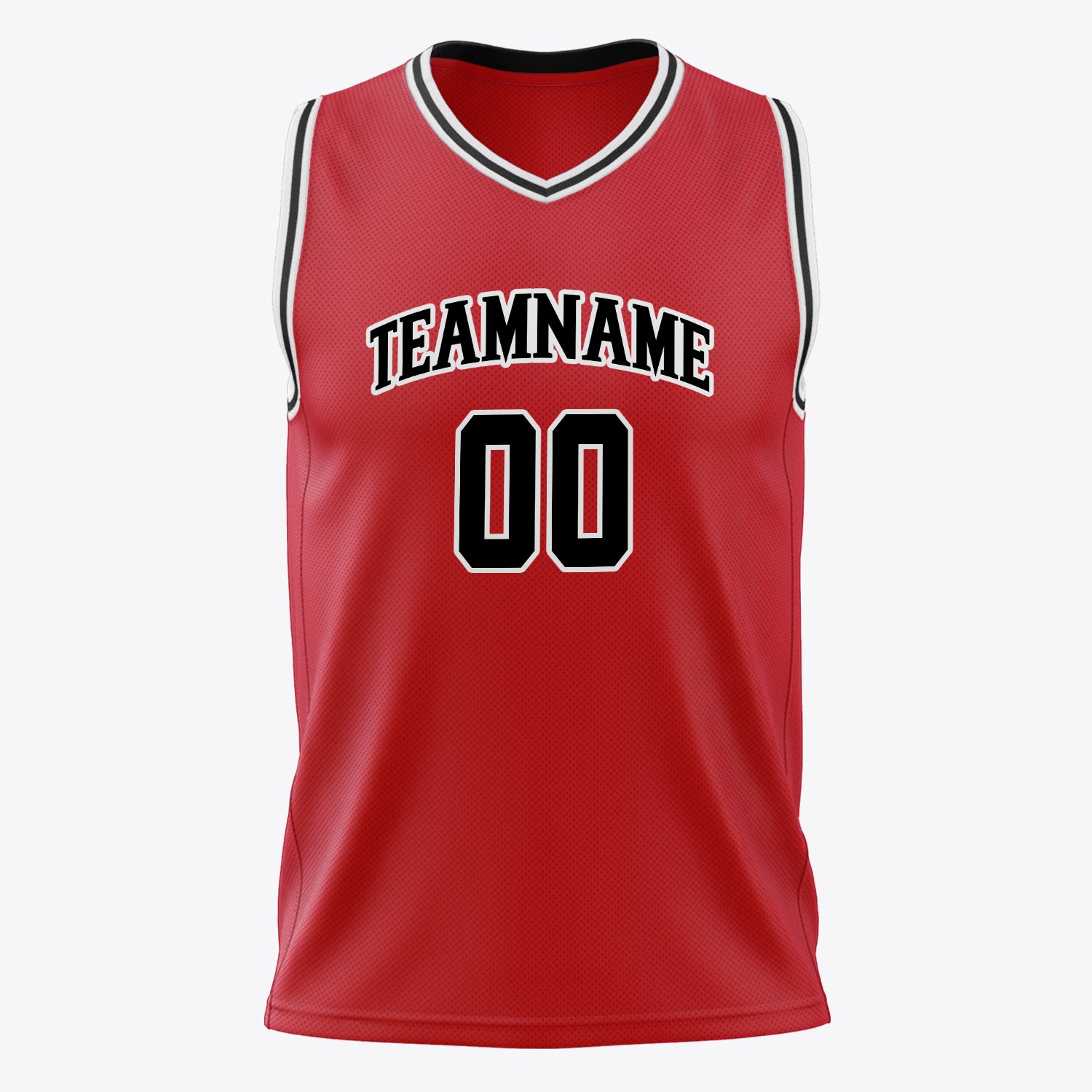 Custom Professional Red Black Basketball Jersey