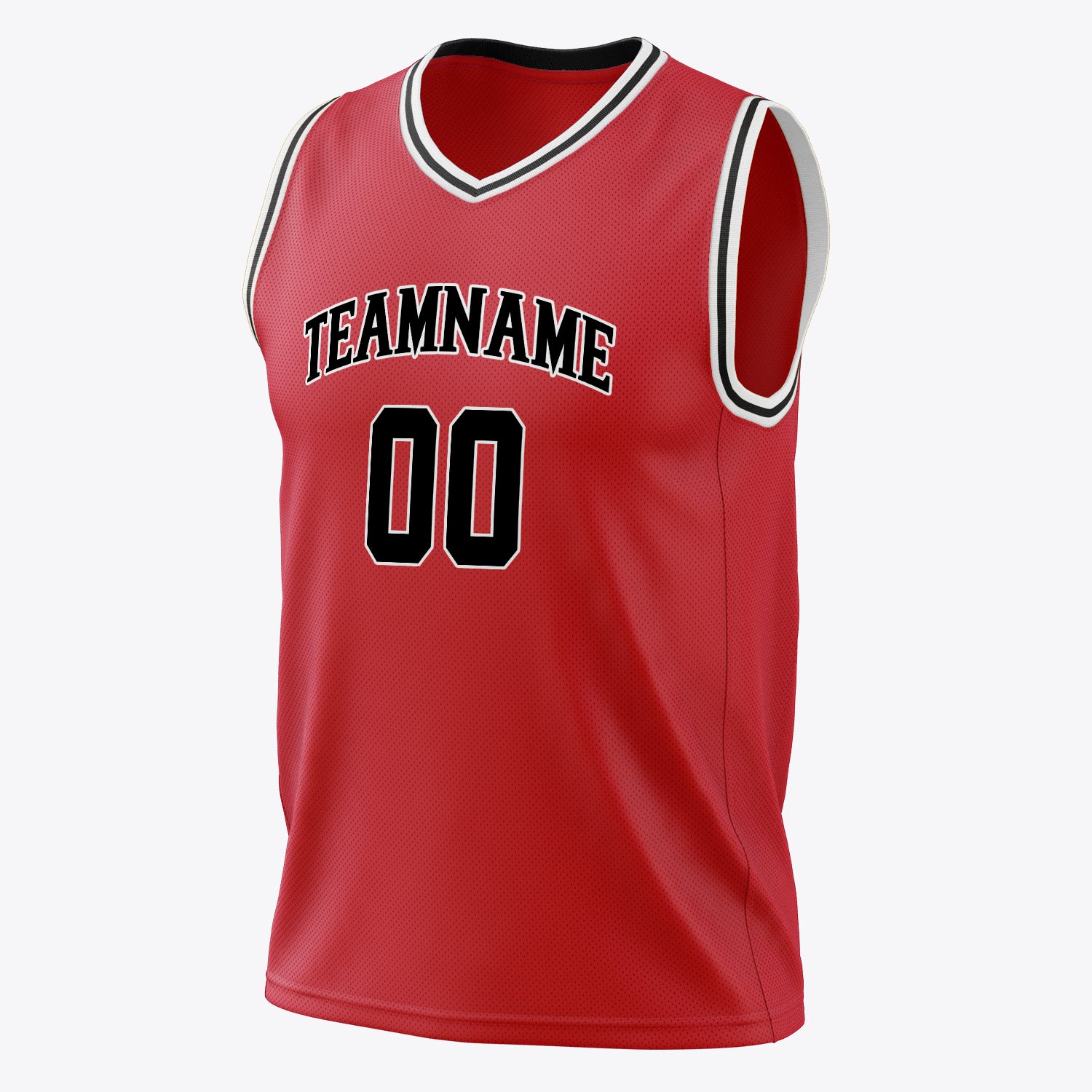 Custom Professional Red Black Basketball Jersey