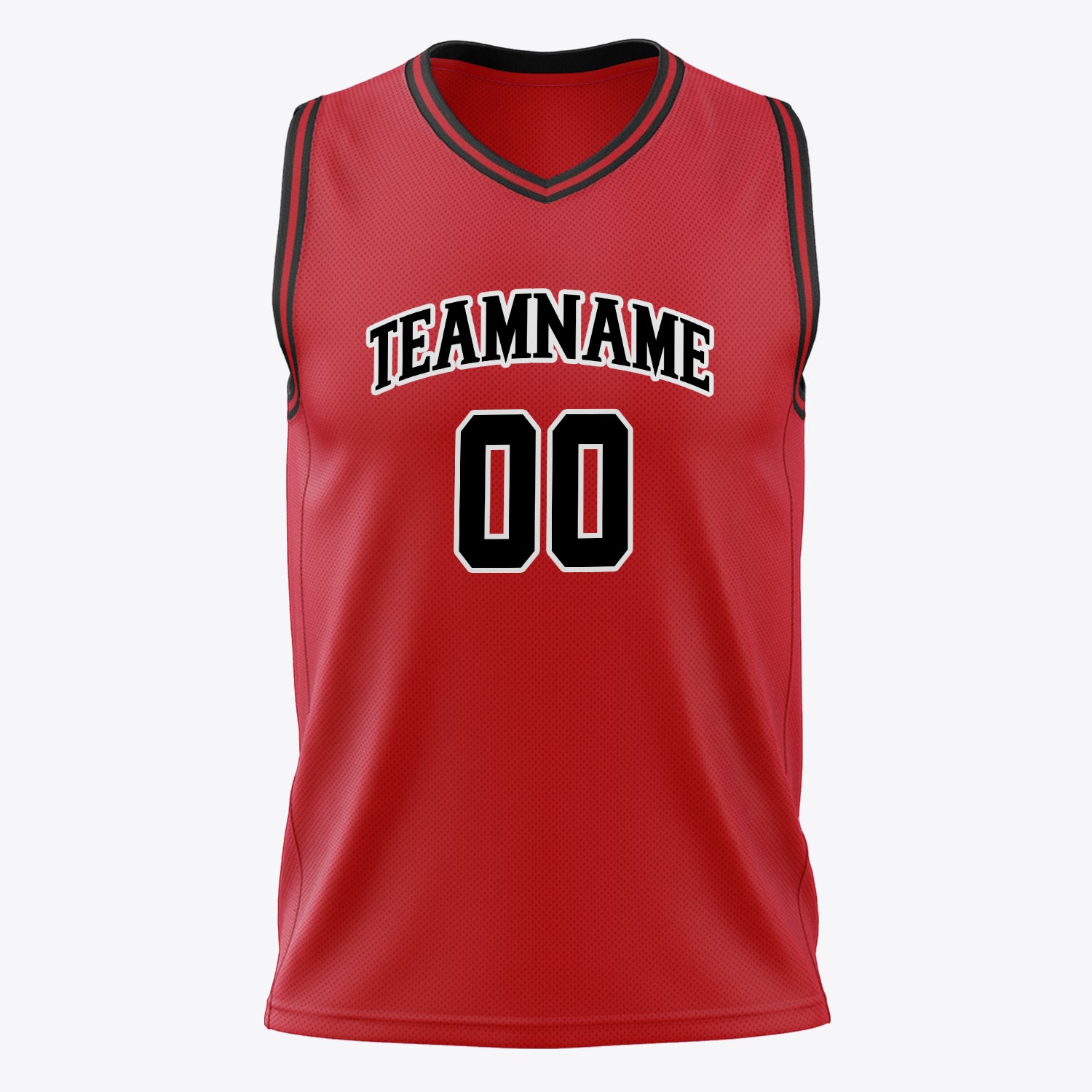 Custom Professional Red Black Basketball Jersey