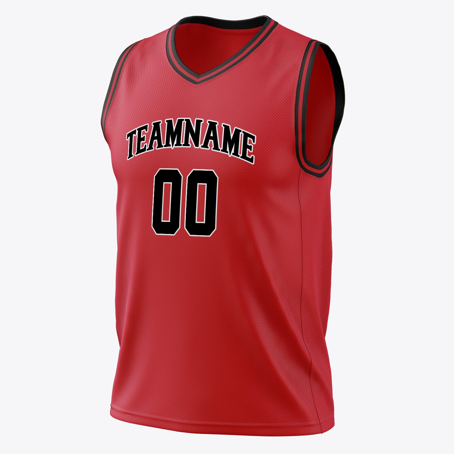 Custom Professional Red Black Basketball Jersey