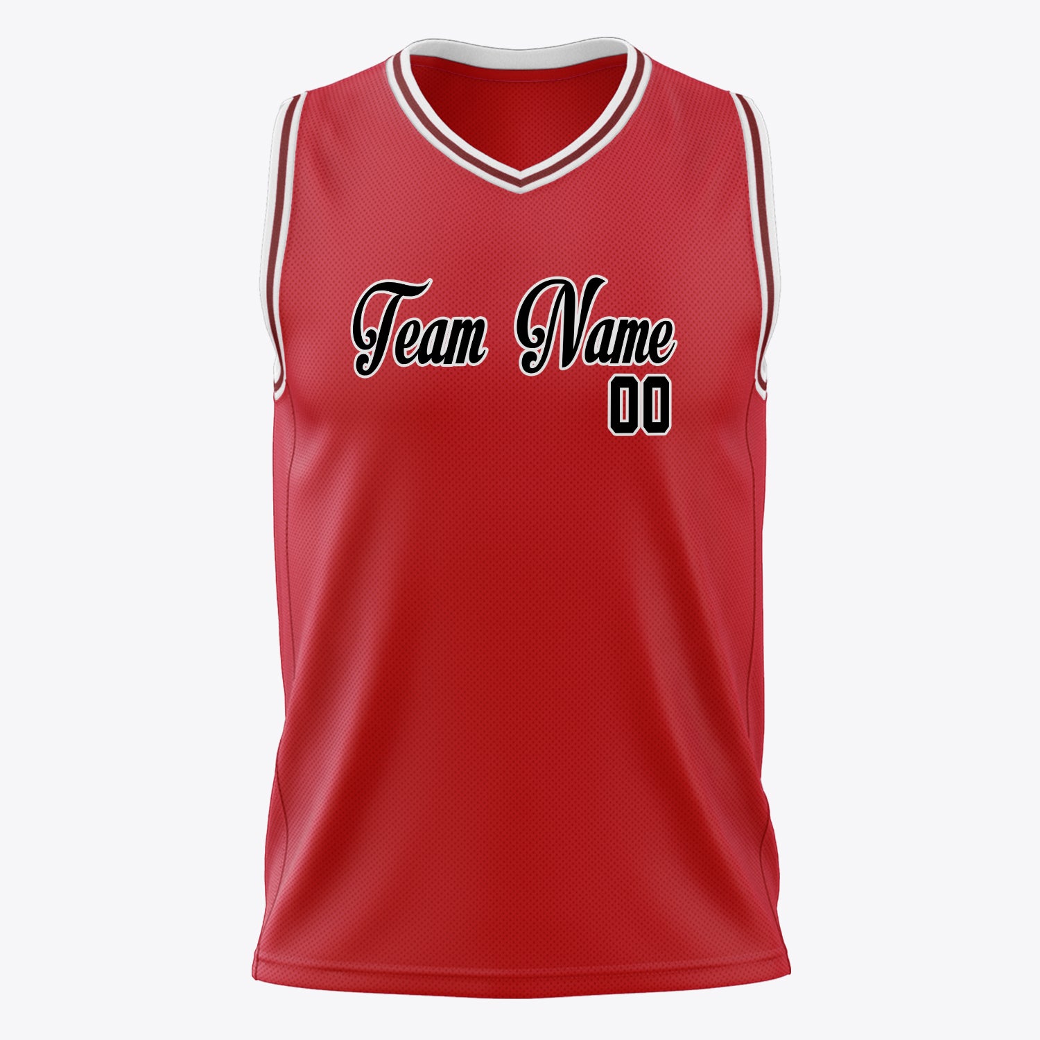 Custom Professional Red Black Basketball Jersey