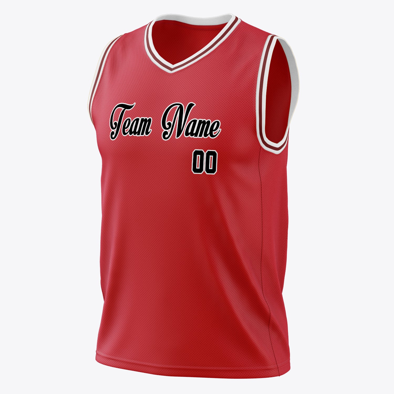 Custom Professional Red Black Basketball Jersey