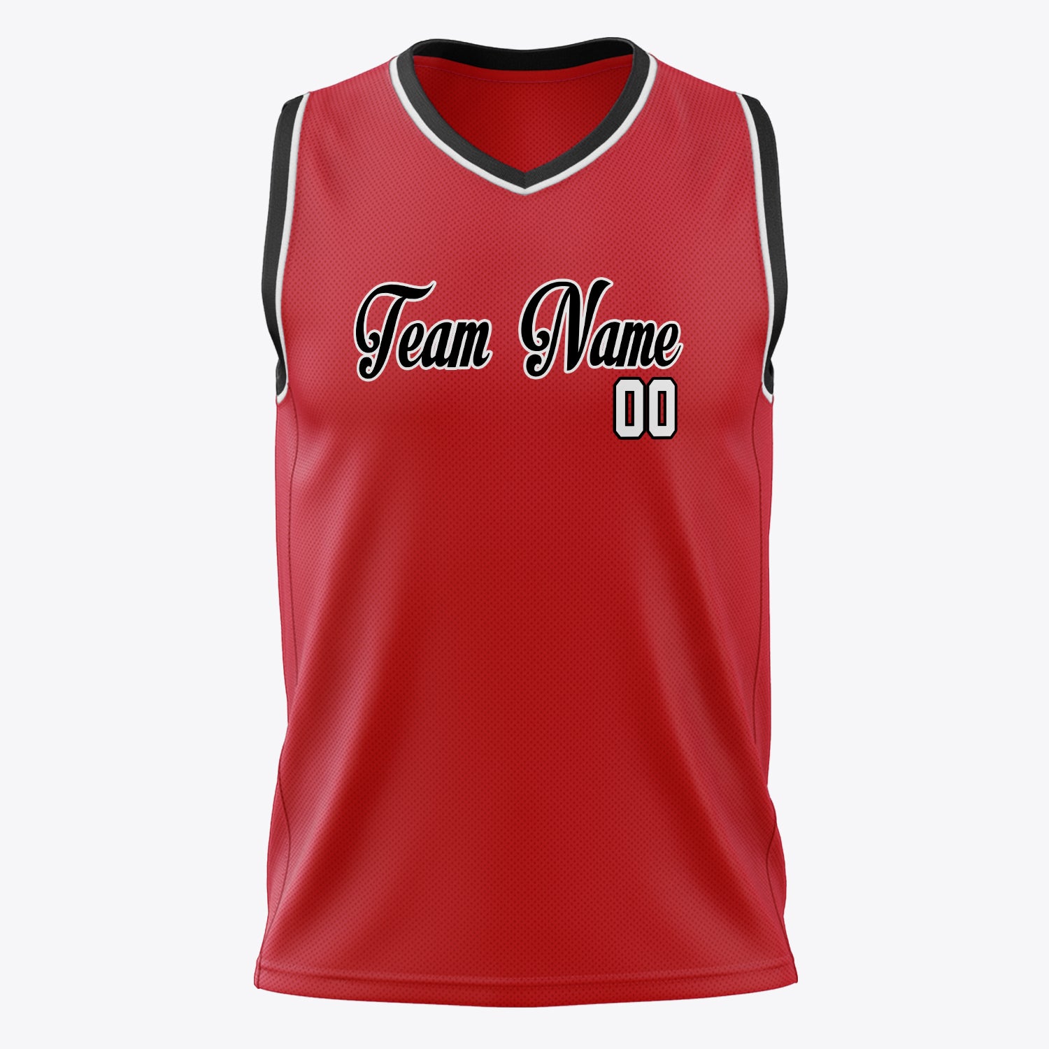 Custom Professional Red White Basketball Jersey