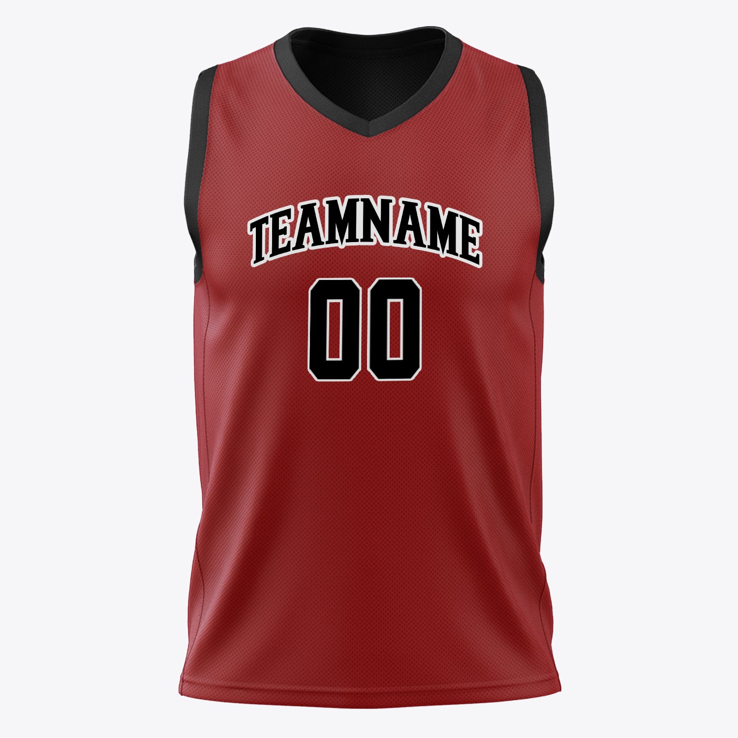 Custom Professional Red Black Basketball Jersey