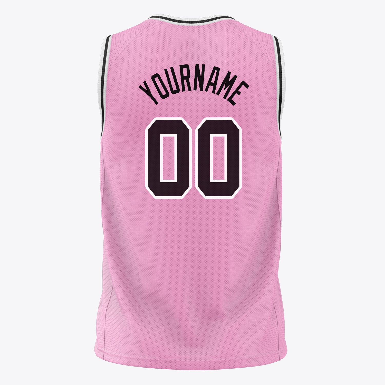 Custom Professional Pink Black Basketball Jersey