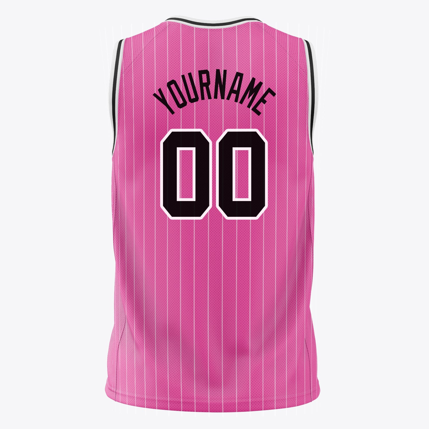 Benutzerdefiniertes Professionelles Rosa Schwarz Basketballtrikot