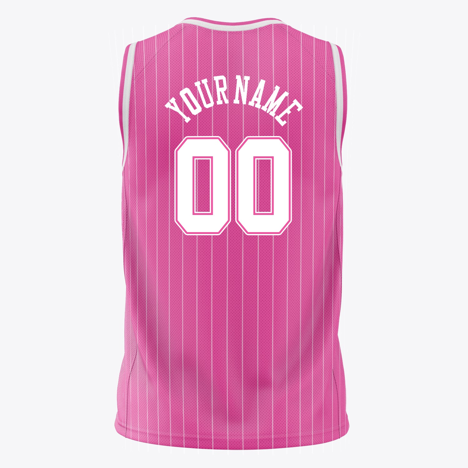 Benutzerdefiniertes Professionelles Rosa Weiß Basketballtrikot