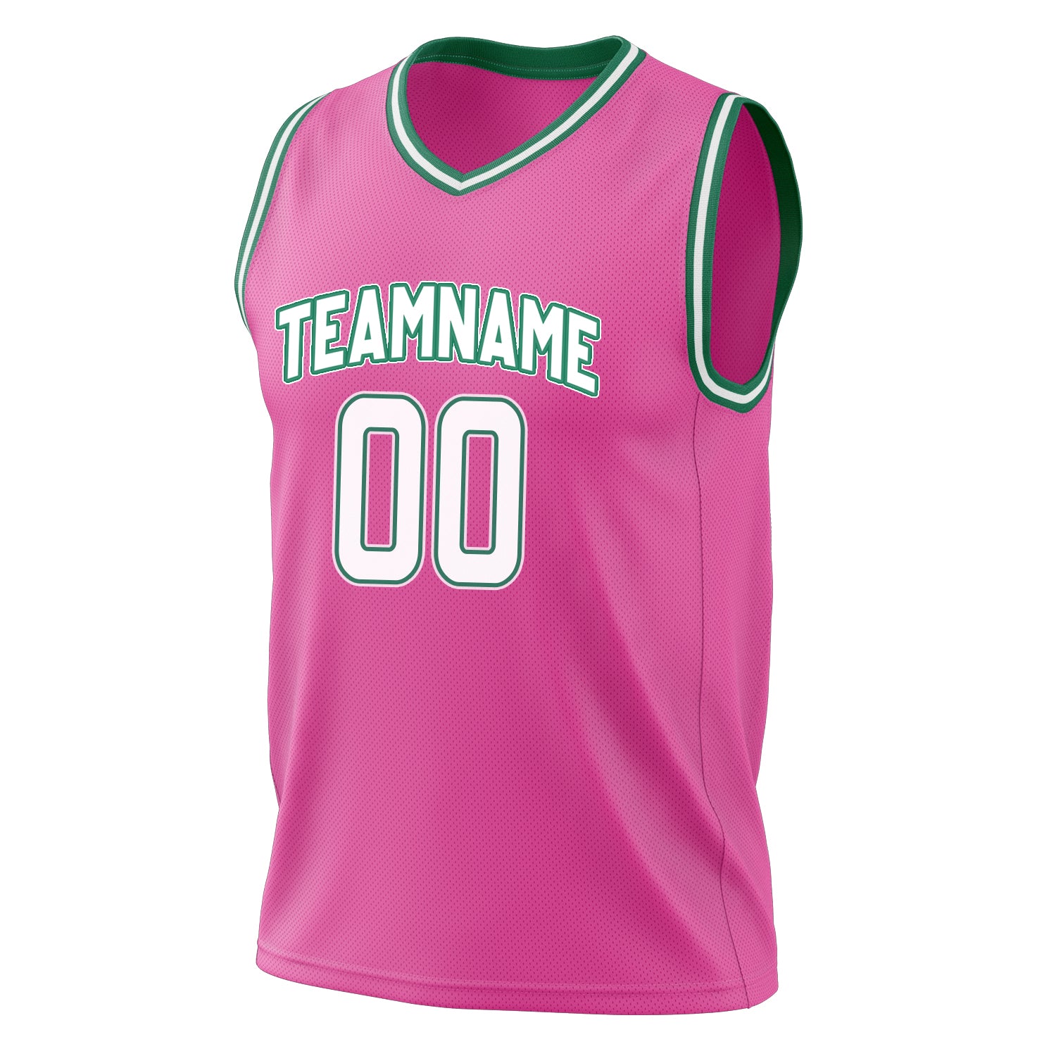 Benutzerdefiniertes Professionelles Rosa Weiß Basketballtrikot