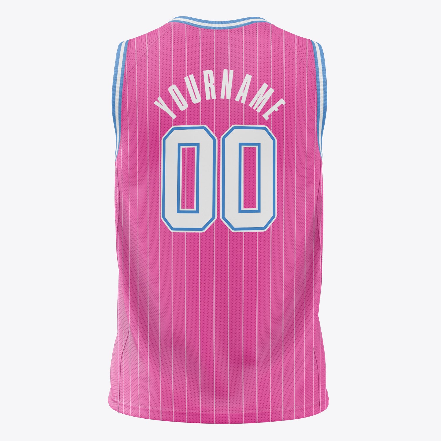 Custom Professional Pink White Basketball Jersey