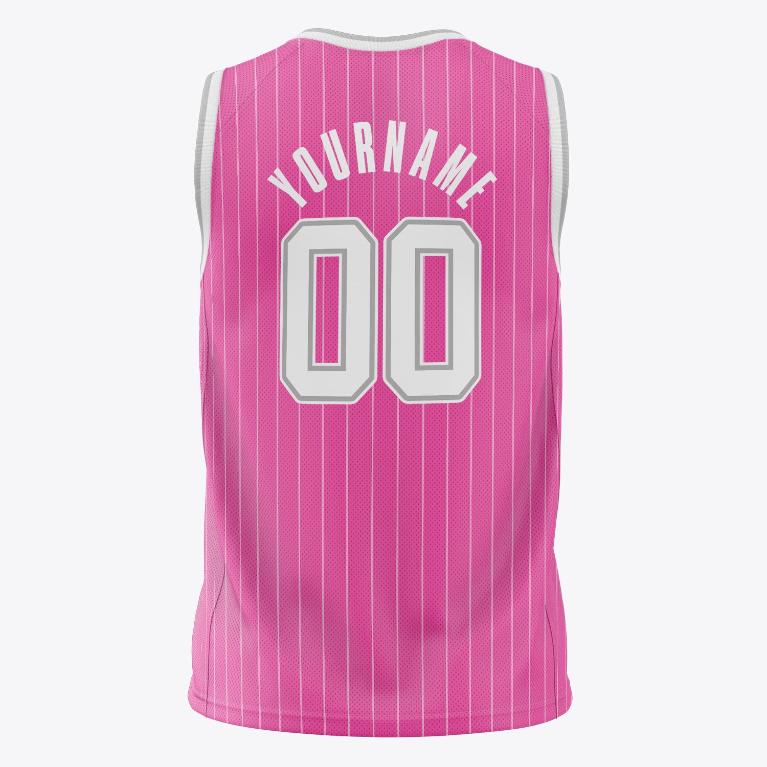 Custom Professional Pink White Basketball Jersey
