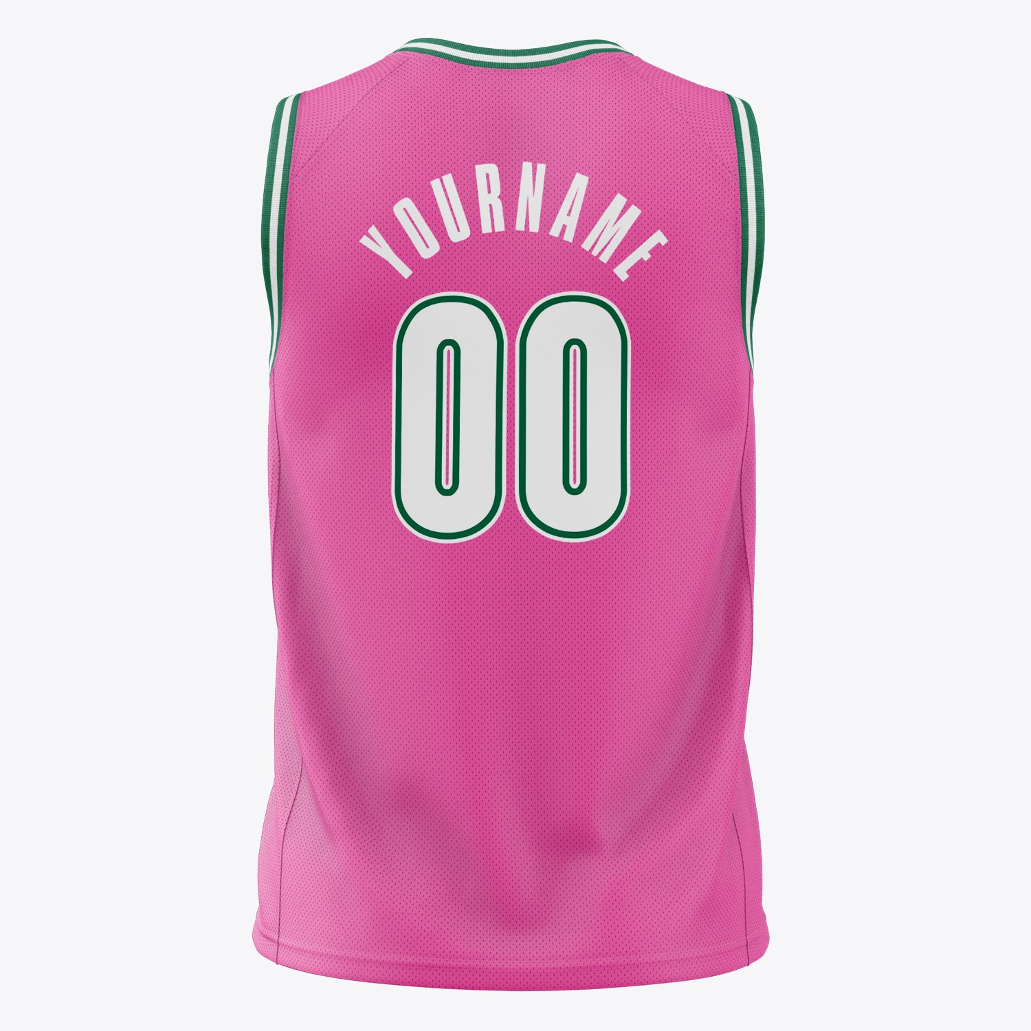 Custom Professional Pink White Basketball Jersey