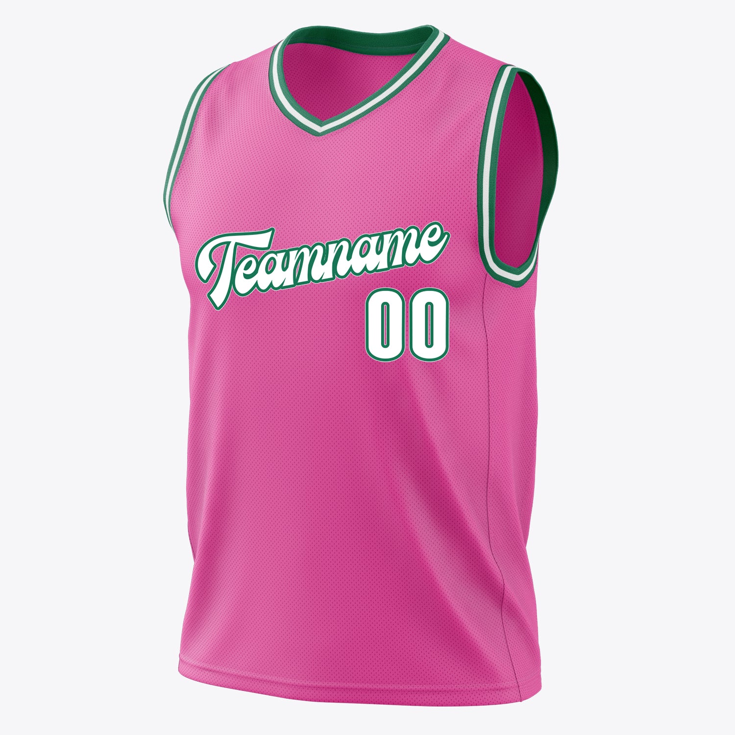 Custom Professional Pink White Basketball Jersey