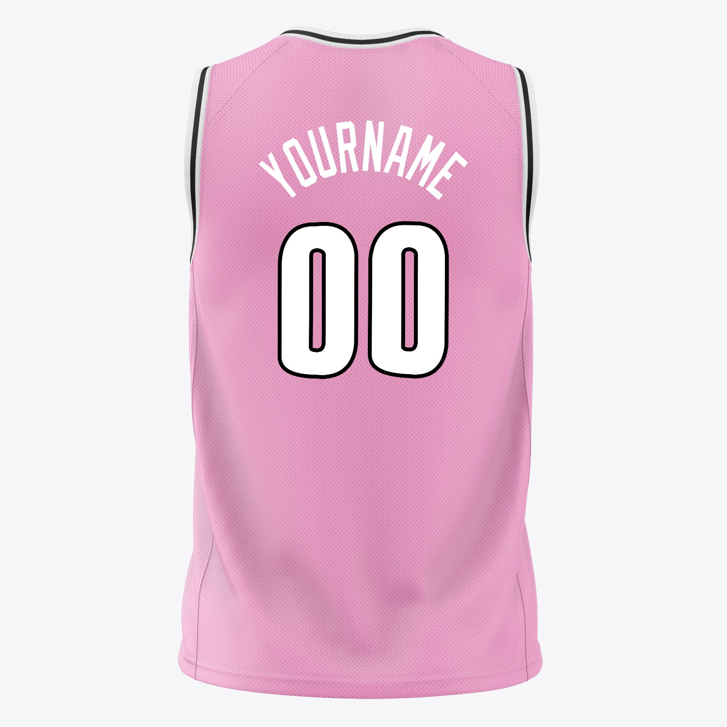 Benutzerdefiniertes Professionelles Rosa Weiß Basketballtrikot