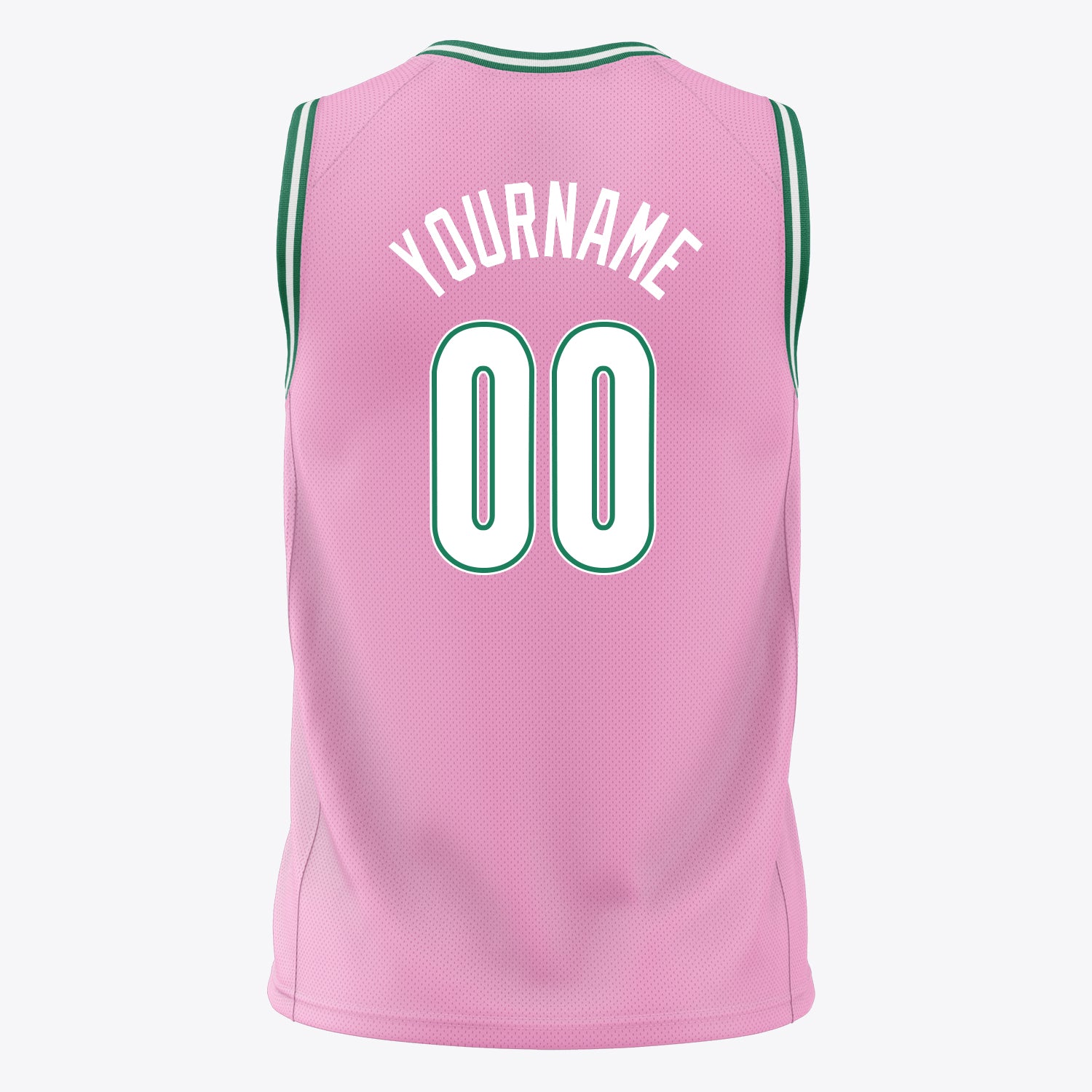 Benutzerdefiniertes Professionelles Rosa Weiß Basketballtrikot