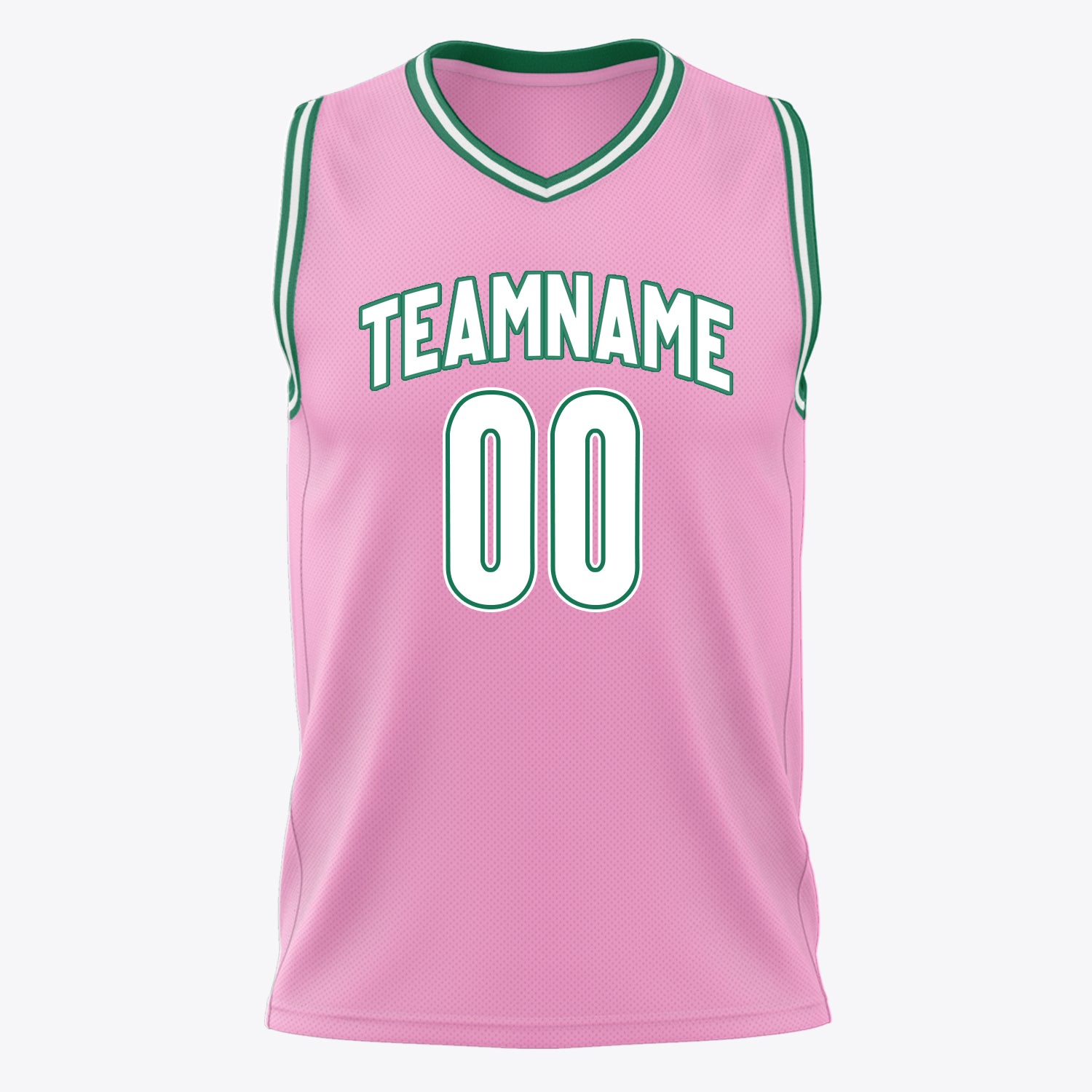 Custom Professional Pink White Basketball Jersey