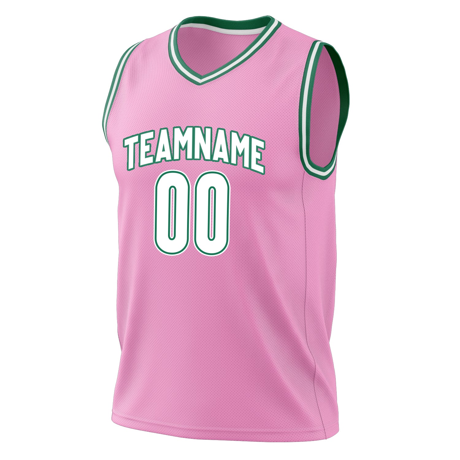 Benutzerdefiniertes Professionelles Rosa Weiß Basketballtrikot
