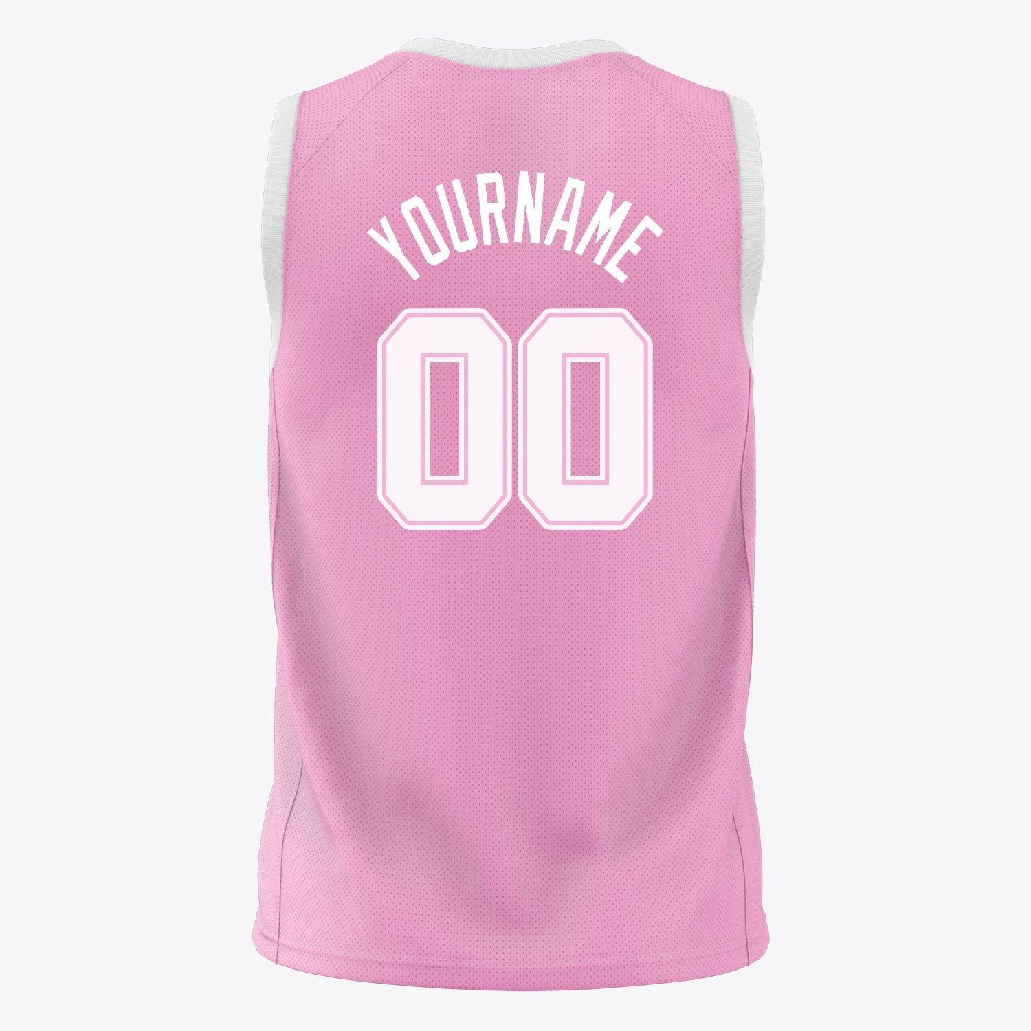 Custom Professional Pink White Basketball Jersey