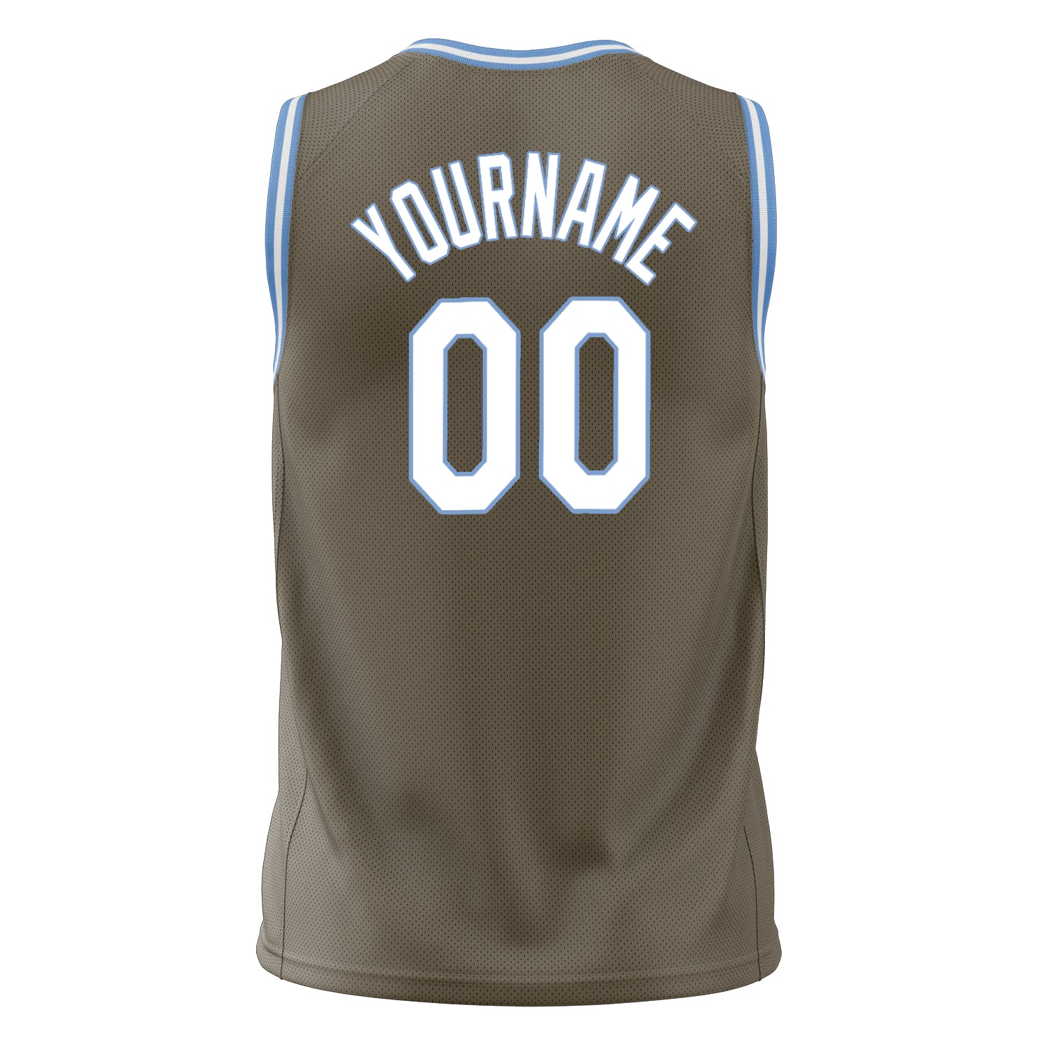 Custom Professional Olive White Basketball Jersey