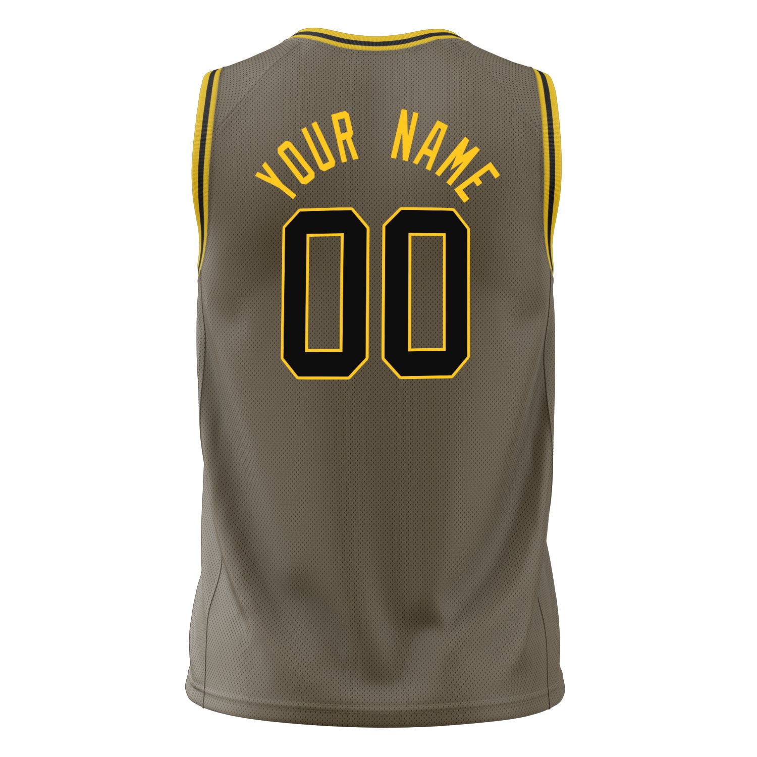 Custom Professional Olive Black Basketball Jersey