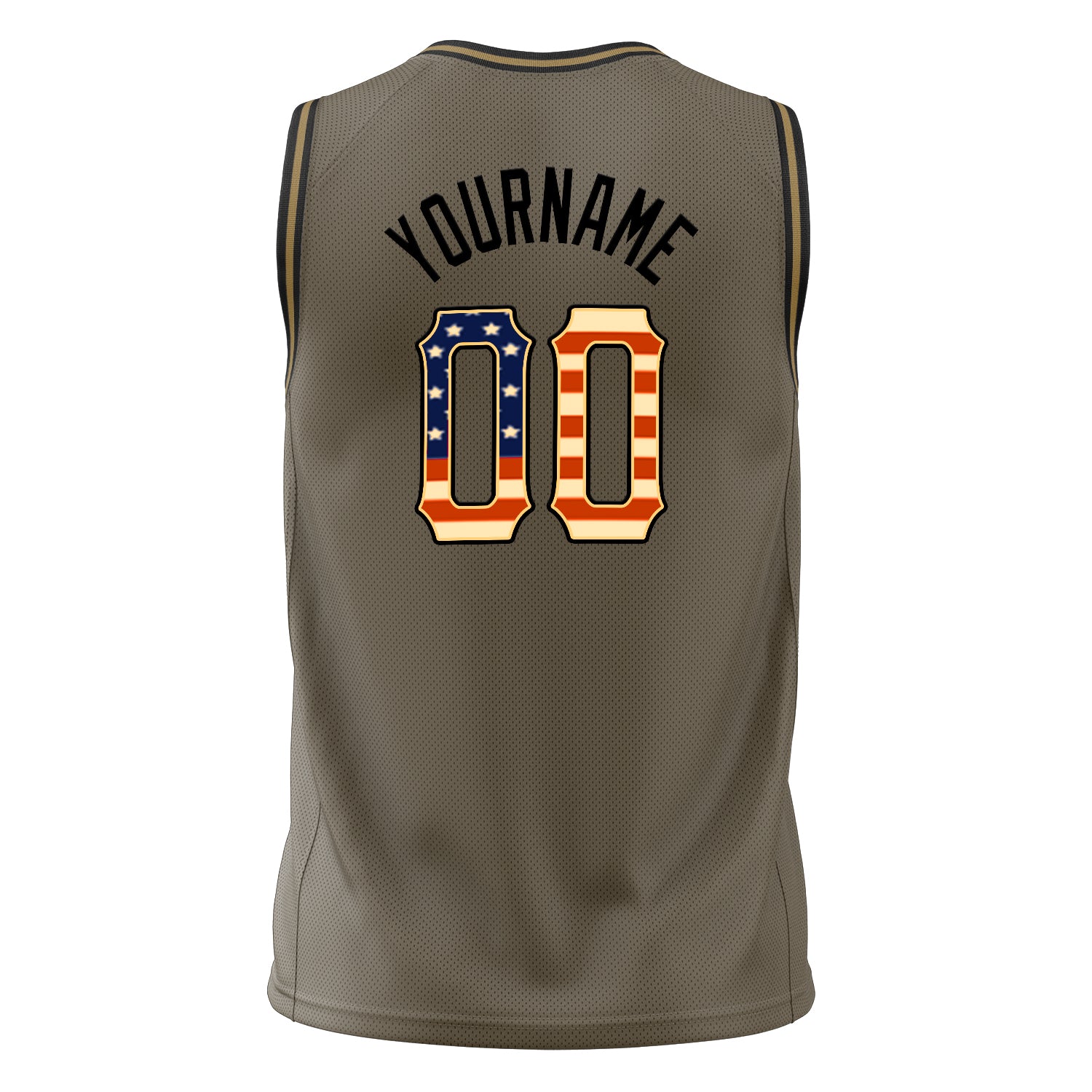 Custom Professional Olive Black Basketball Jersey