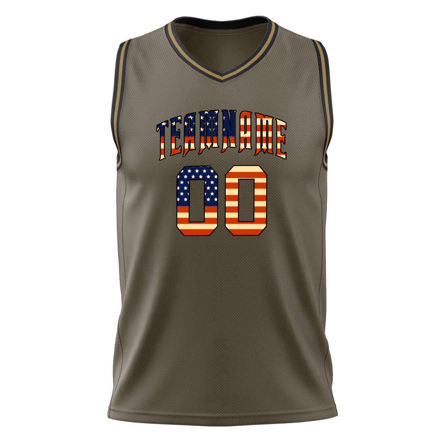 Custom Professional Olive Black Basketball Jersey