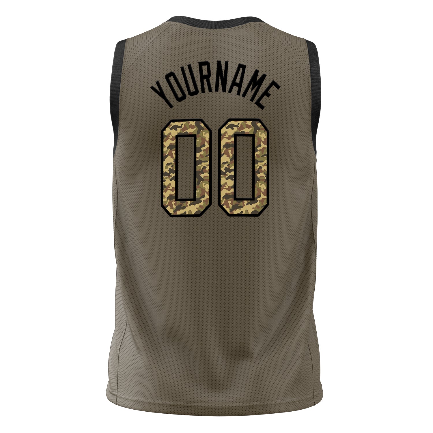 Custom Professional Olive Black Basketball Jersey