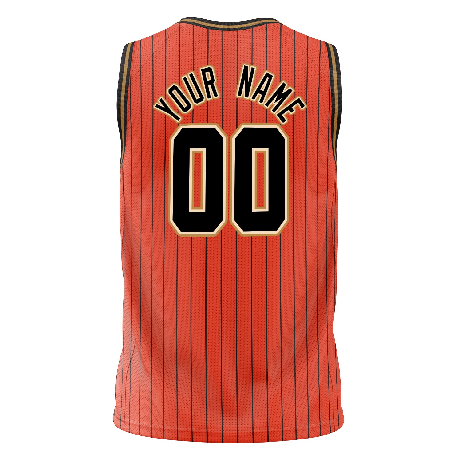 Custom Professional Orange Black Basketball Jersey